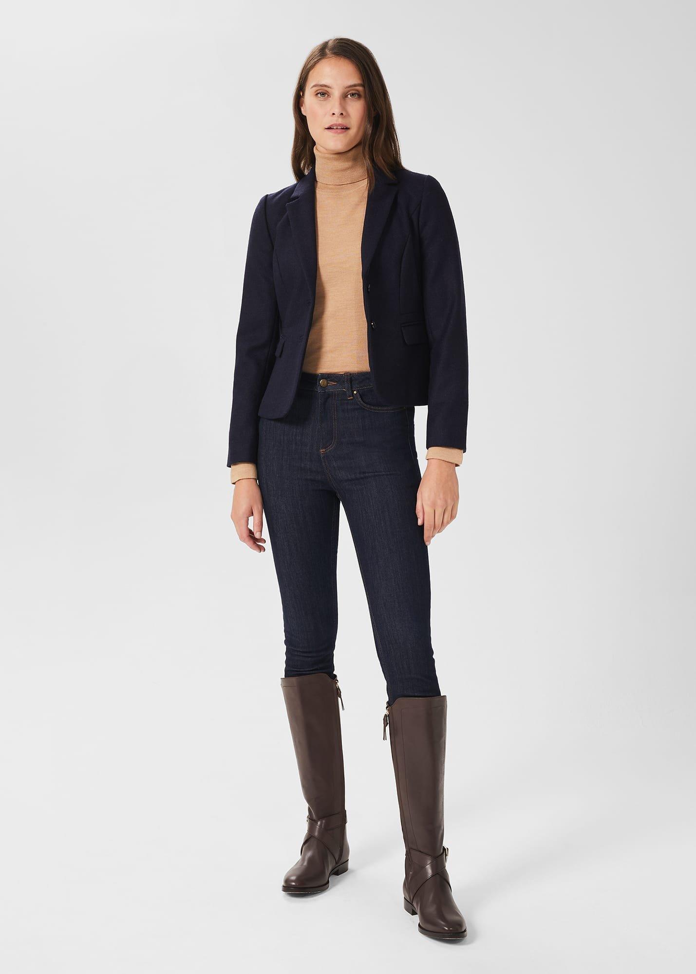 Lisette Knee Boots, Dark Brown, hi-res