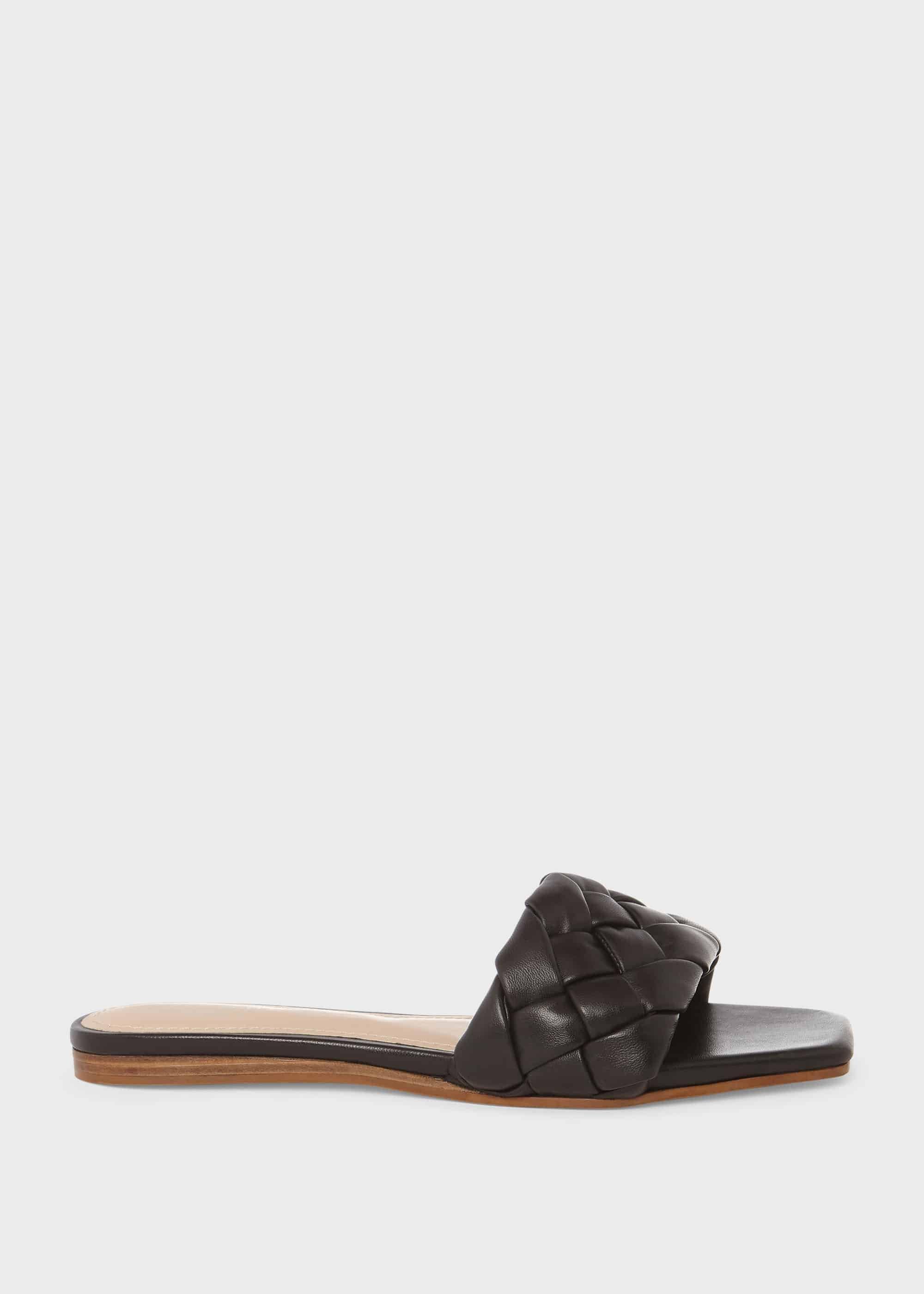 Wren Leather Sandals , Black, hi-res