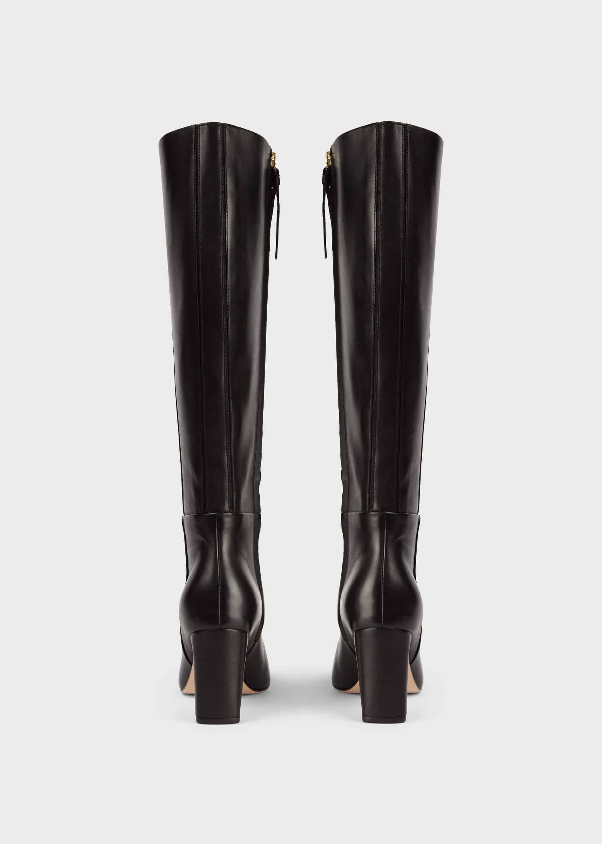 Alma Knee Boots, Black, hi-res