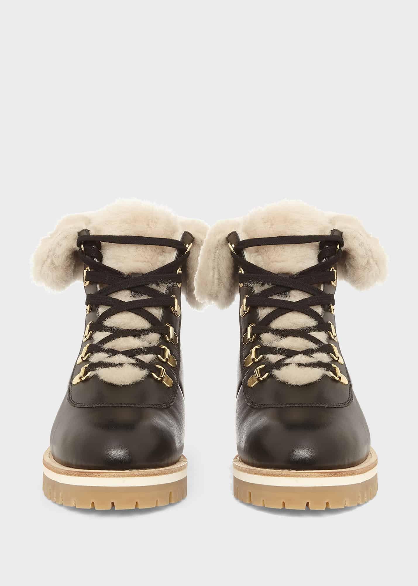 Kaden Leather Ankle Boots, Black, hi-res