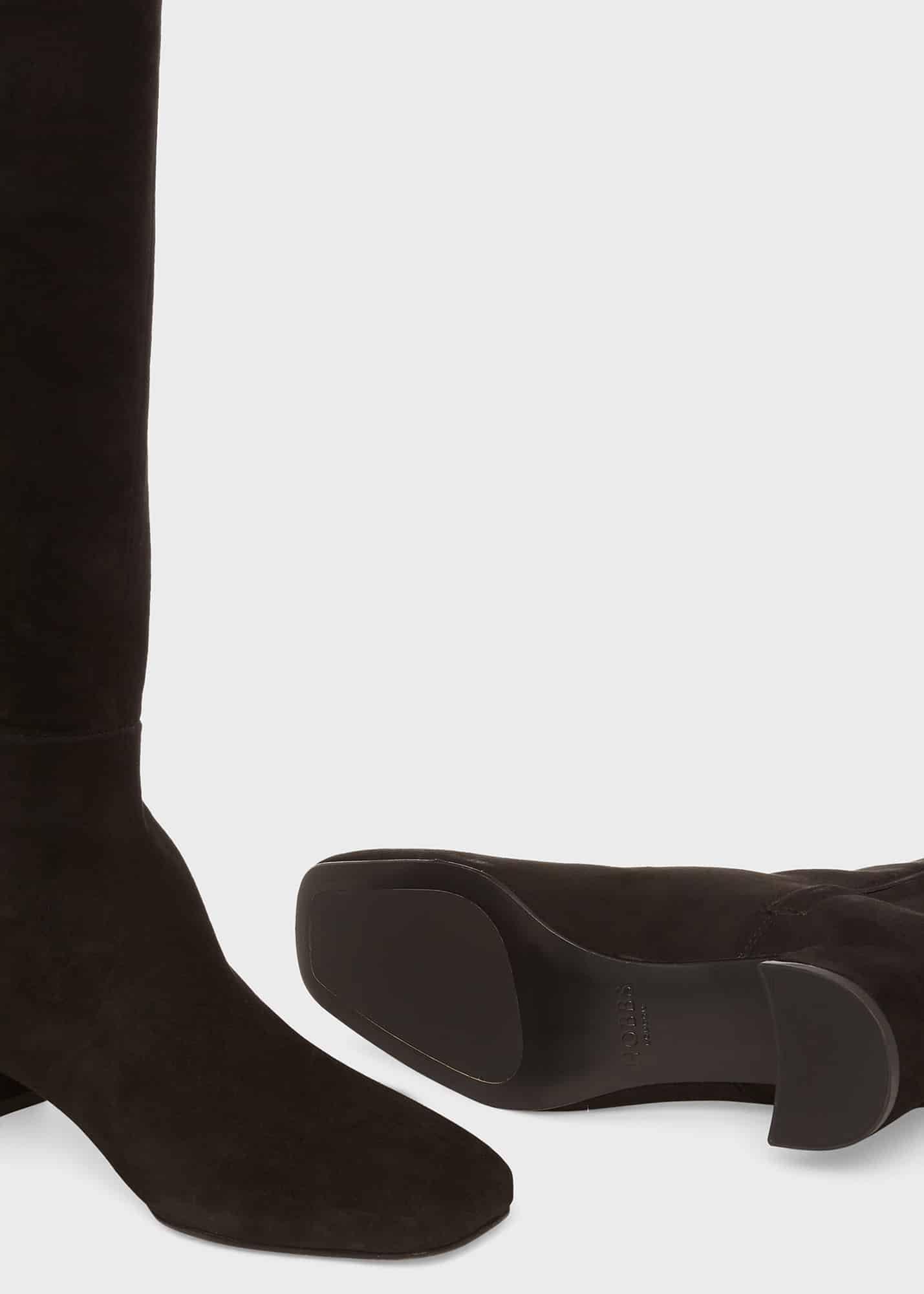Khloe Over Knee Boots, Black, hi-res