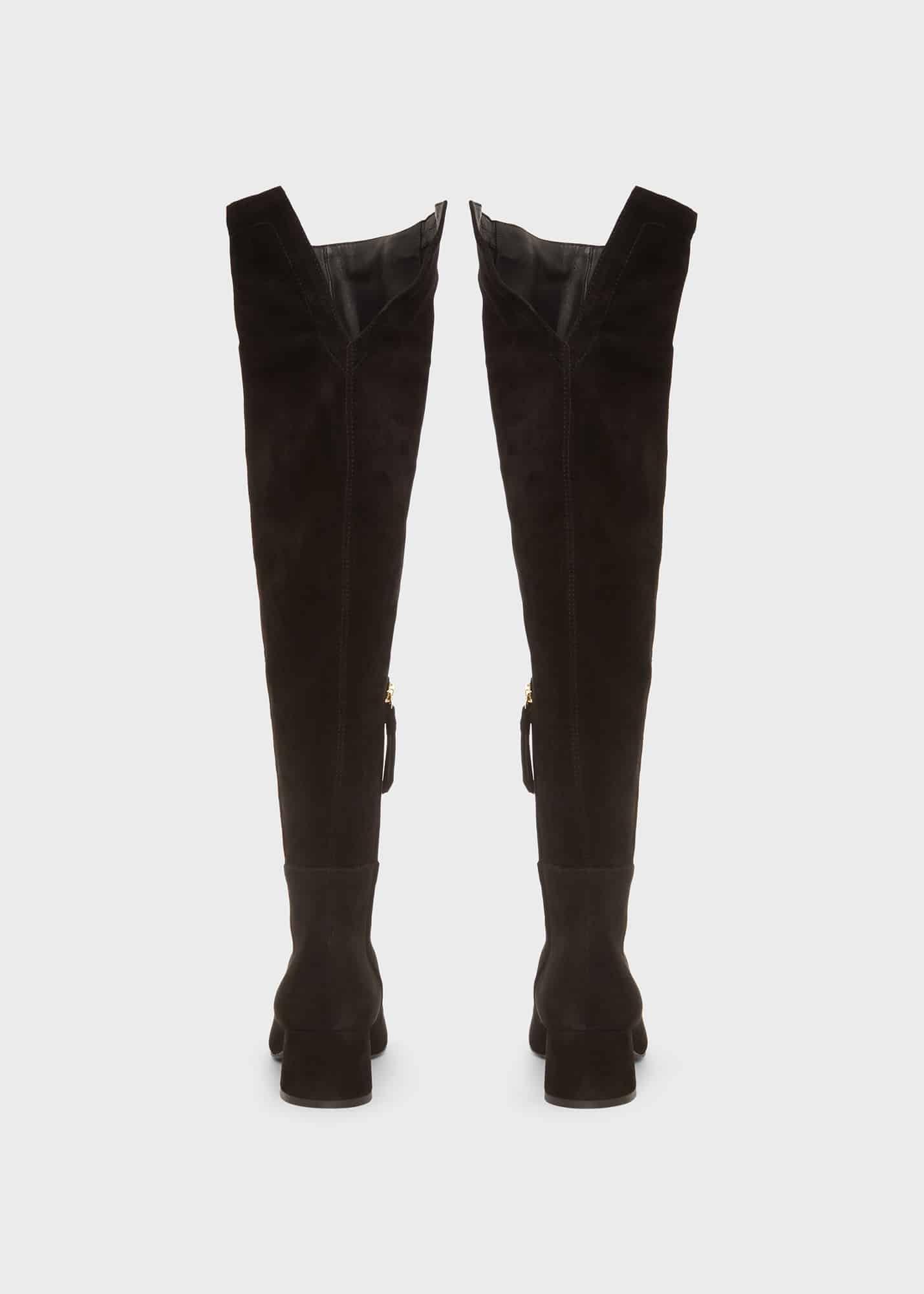 Khloe Over Knee Boots, Black, hi-res