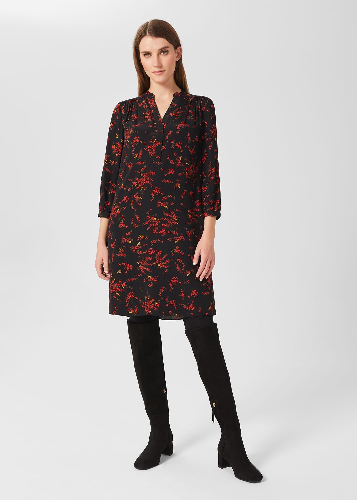 Khloe Over Knee Boots, Black, hi-res