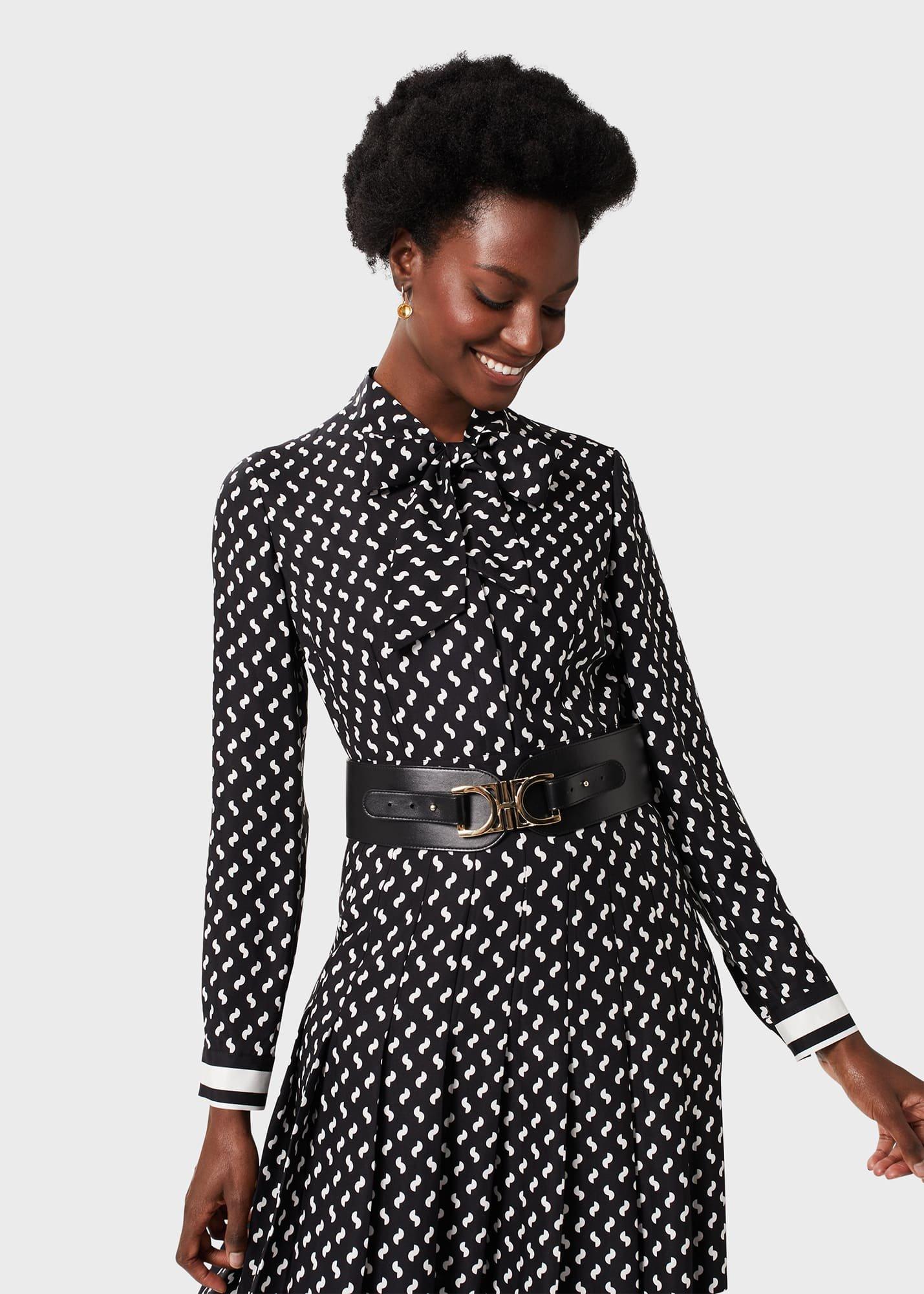 Willow Waist Belt, Black, hi-res