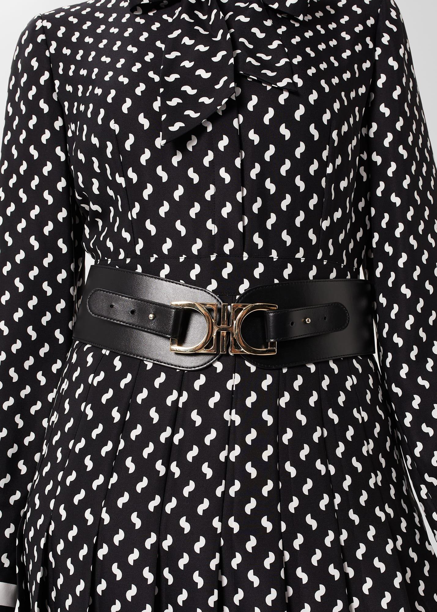 Willow Waist Belt, Black, hi-res