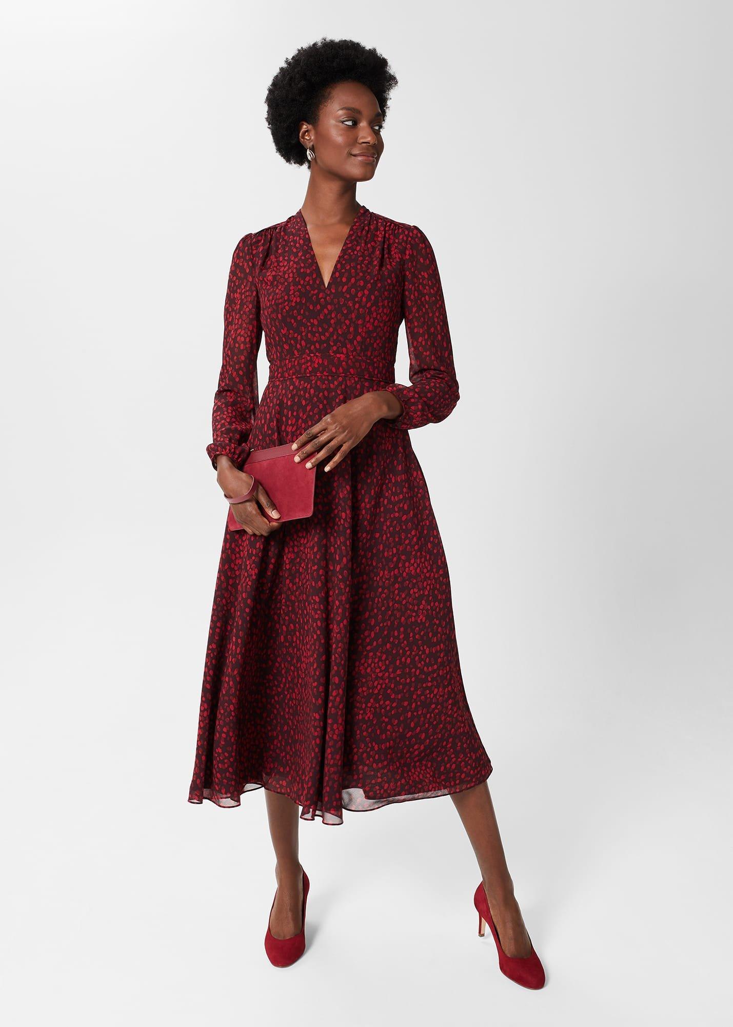 Lundy Wristlet, Rich Burgundy, hi-res