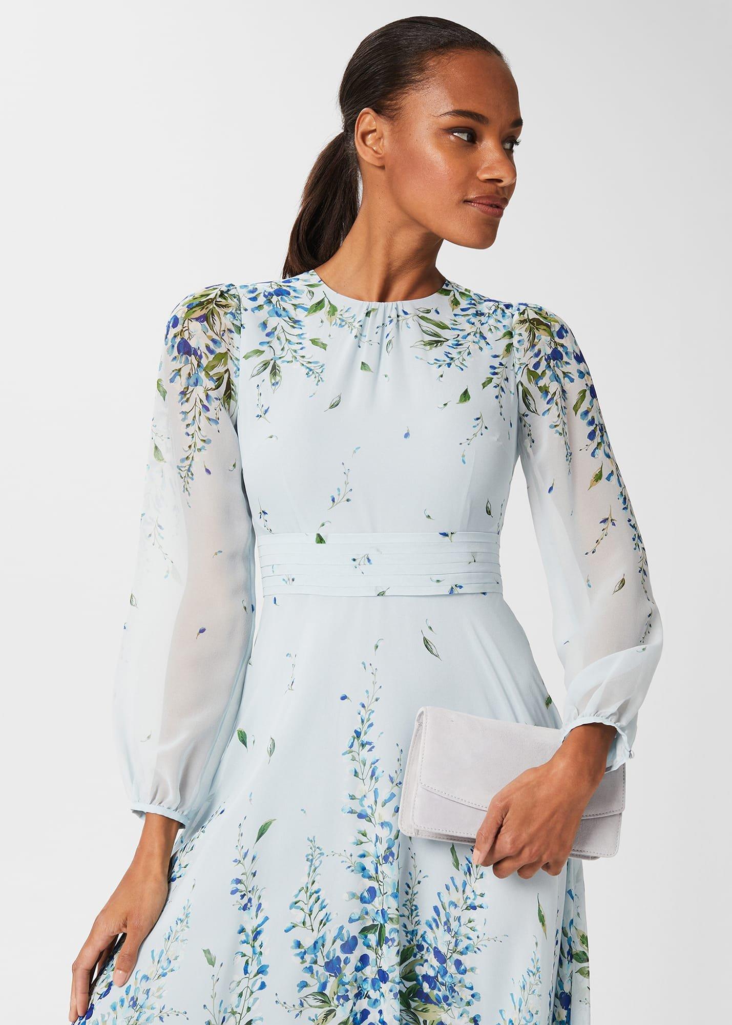 Kensington Clutch, Celeste Blue, hi-res