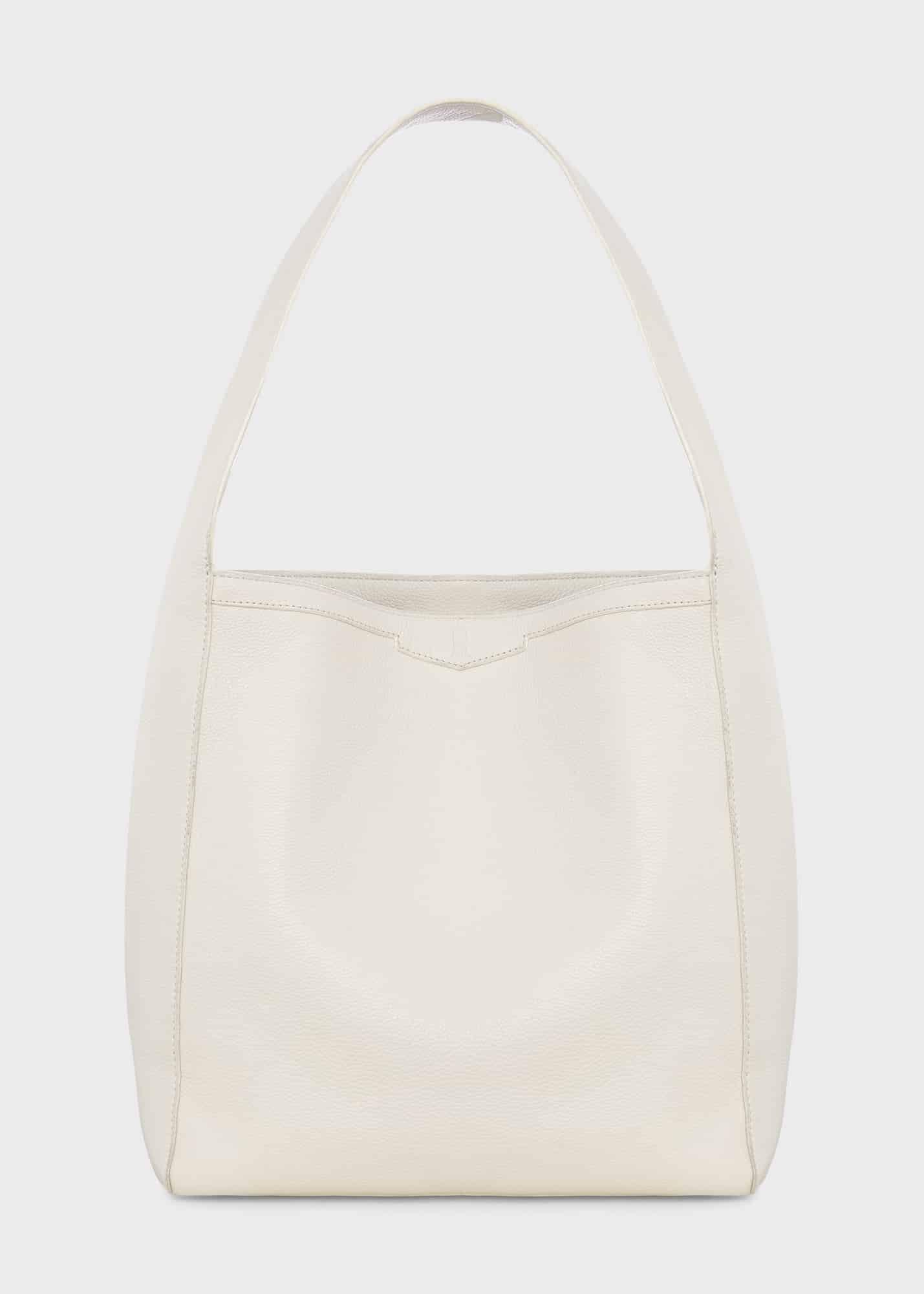 Filey Hobo Bag, White, hi-res