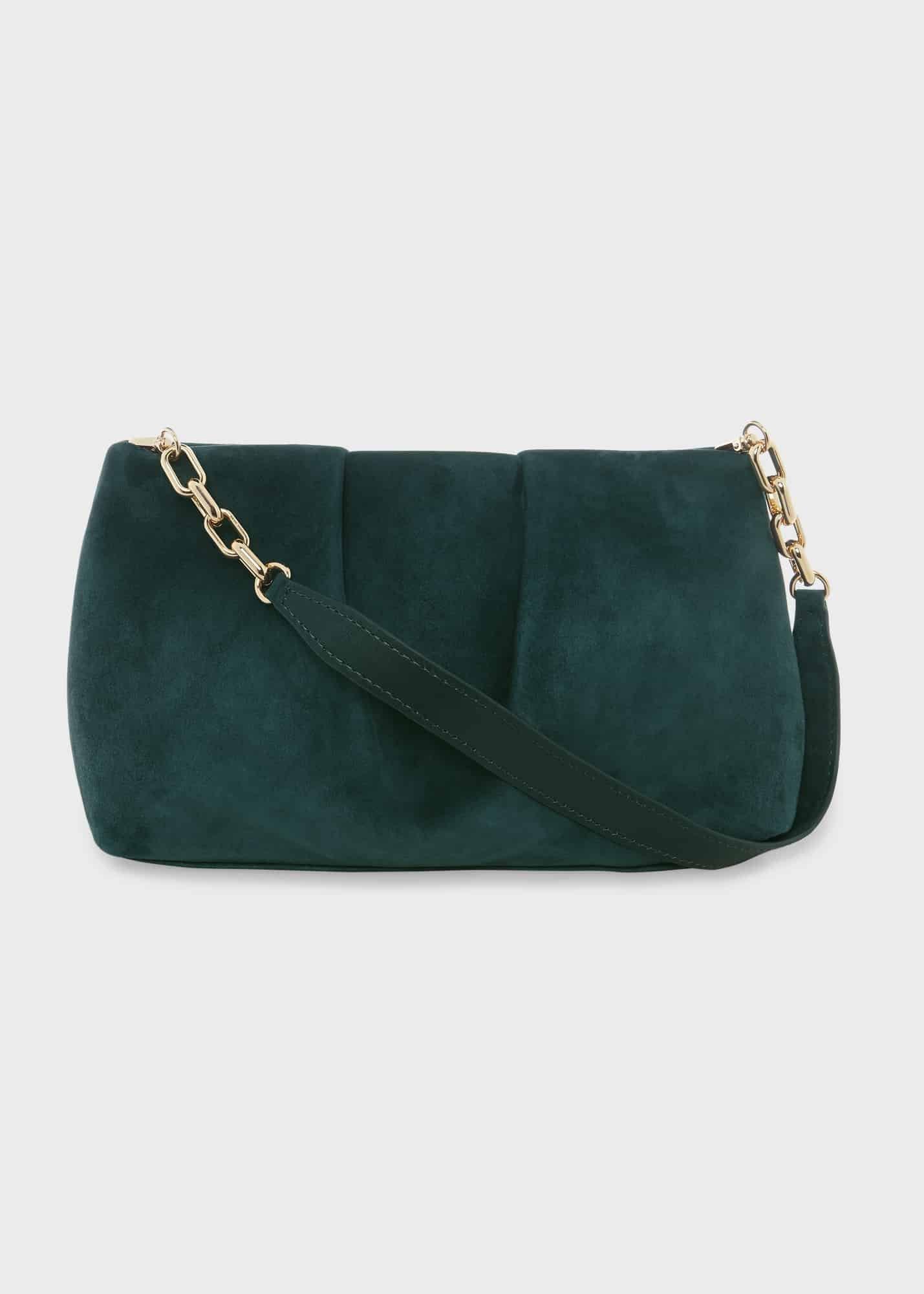 Clifton Clutch Bag, Evergreen, hi-res