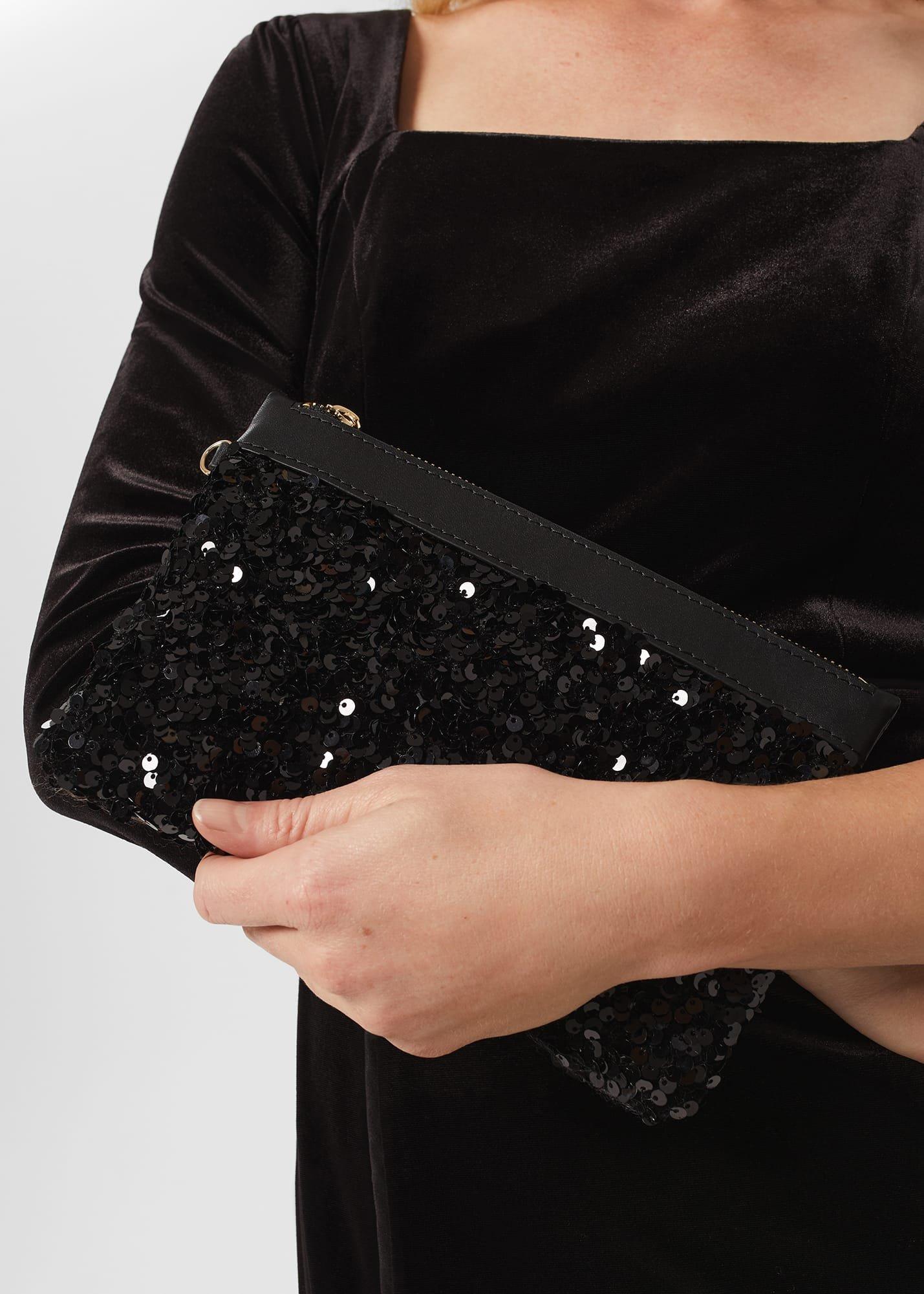 Lundy Wristlet, Black, hi-res