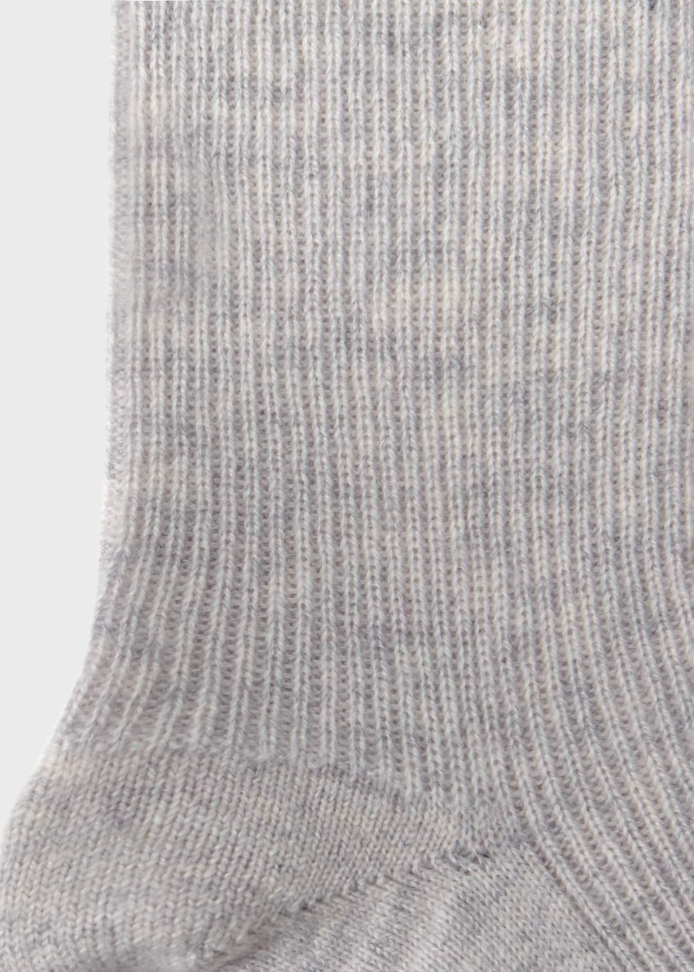 Mabel Cashmere Socks, Pale Grey, hi-res