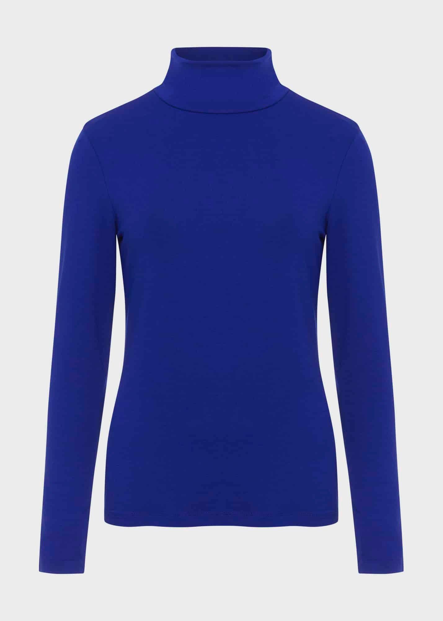 Mischa Turtle Neck, Cobalt Blue, hi-res