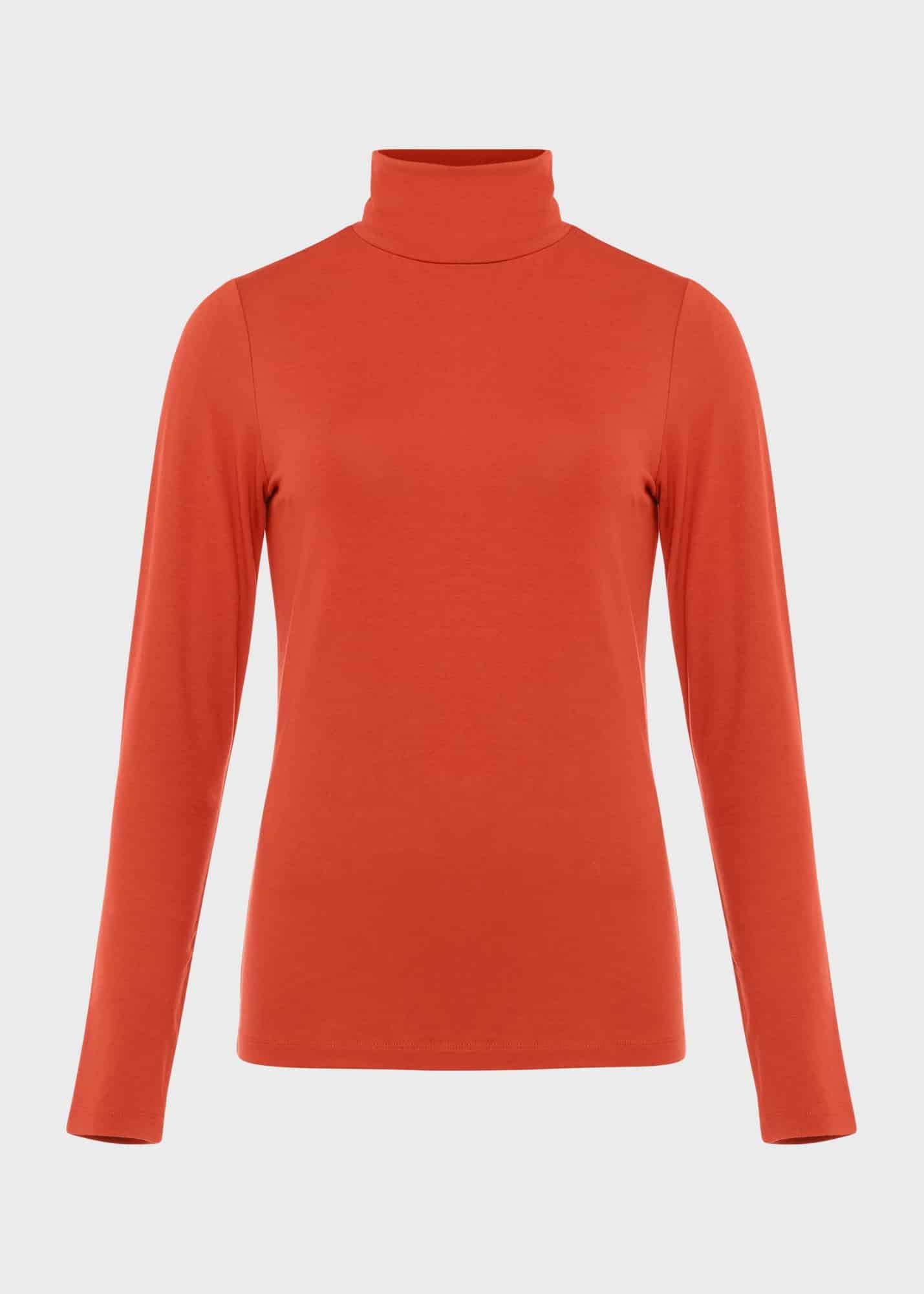 Mischa Turtle Neck, Deep Orange, hi-res