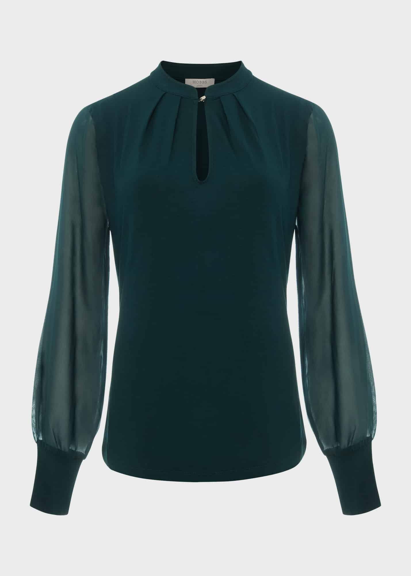 Margot Top, Pine Green, hi-res