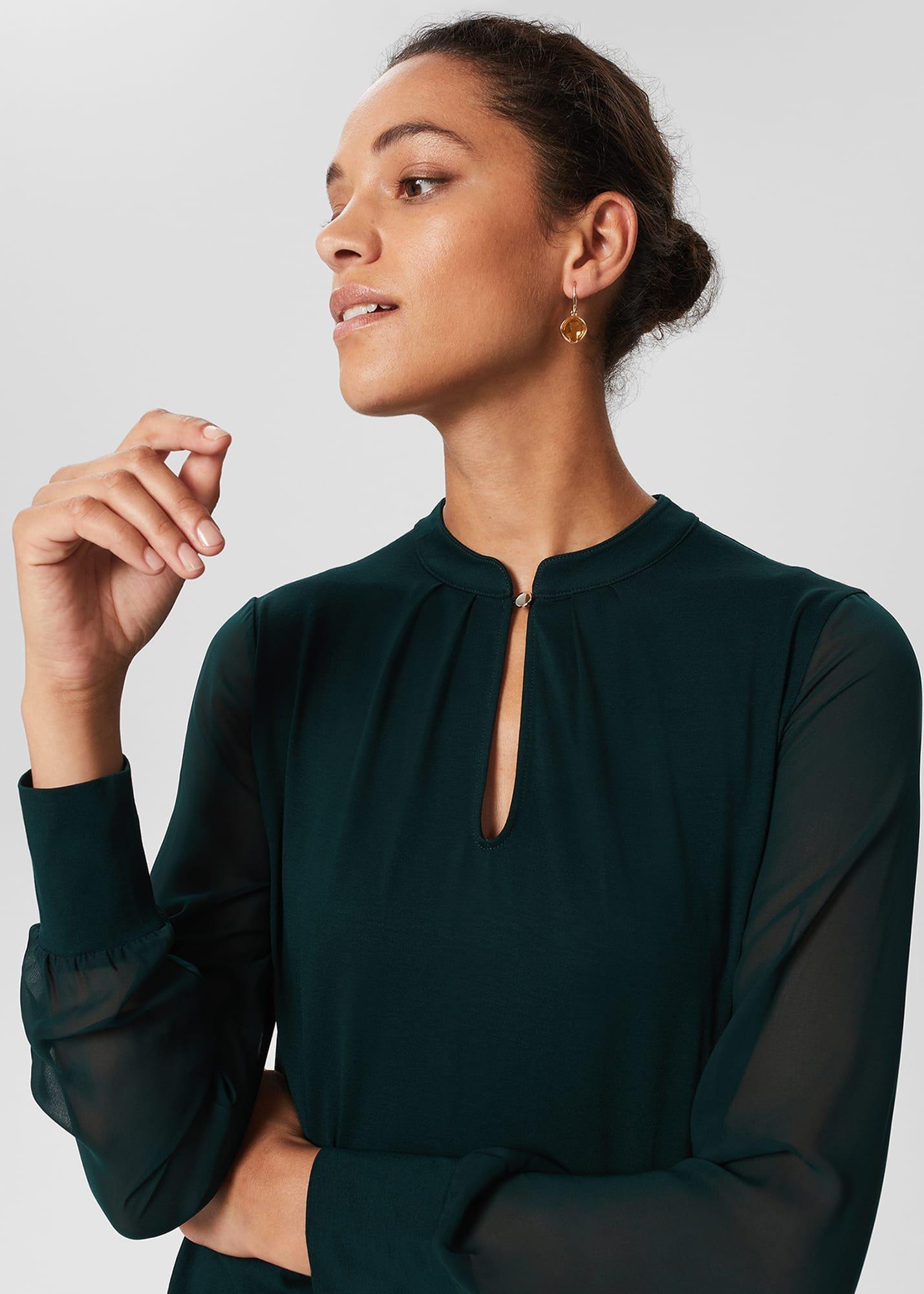 Margot Top, Pine Green, hi-res