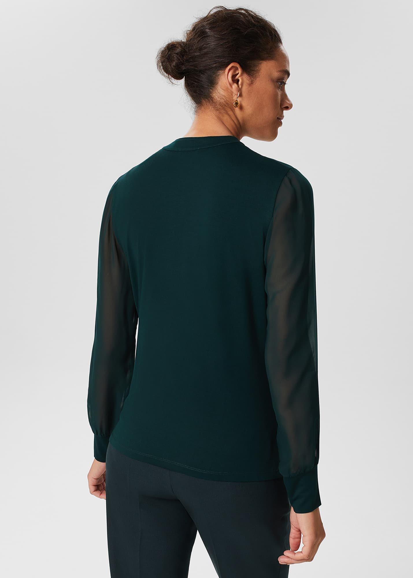 Margot Top, Pine Green, hi-res