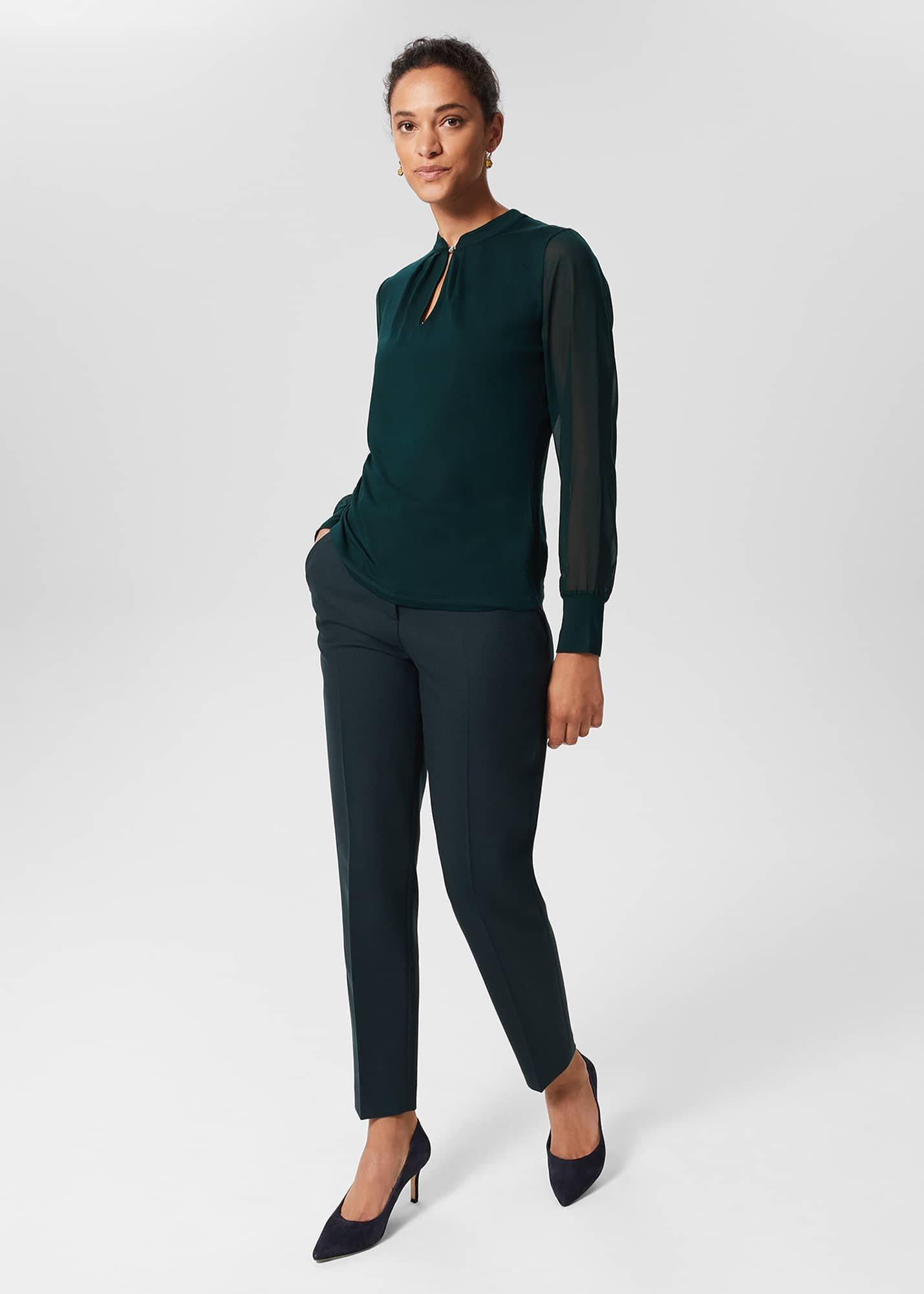 Margot Top, Pine Green, hi-res