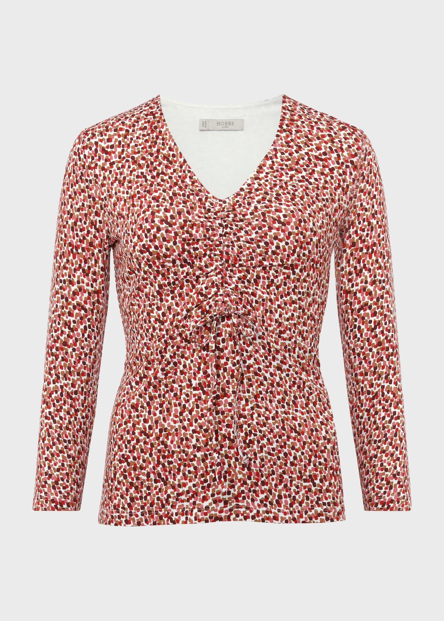 Simmy Top, Ivory Multi, hi-res