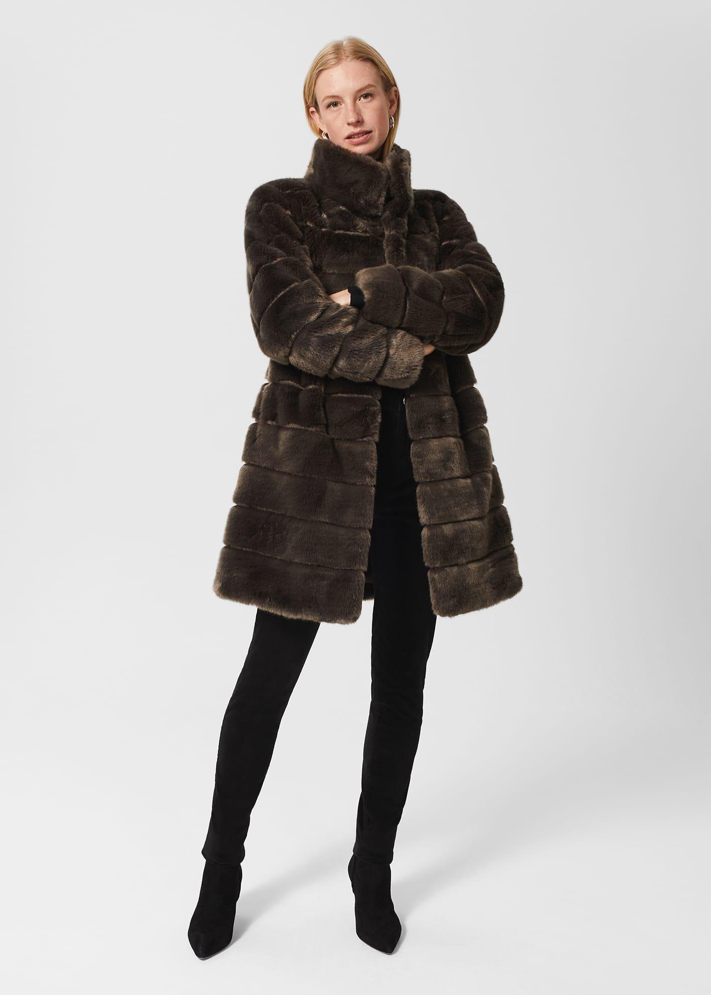 Ros Coat, Dark Charcoal, hi-res