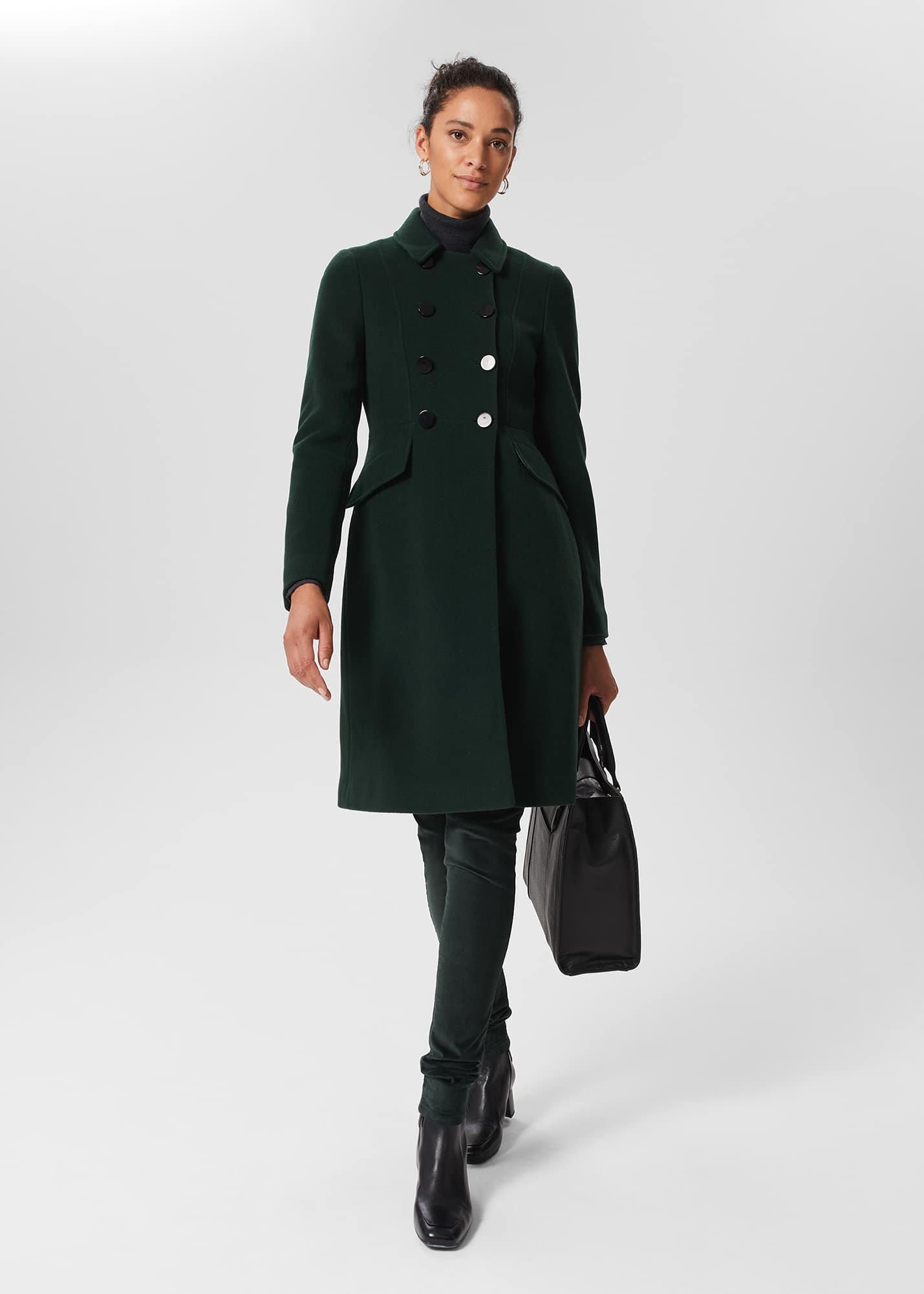 Janaya Coat, Dark Ivy Green, hi-res