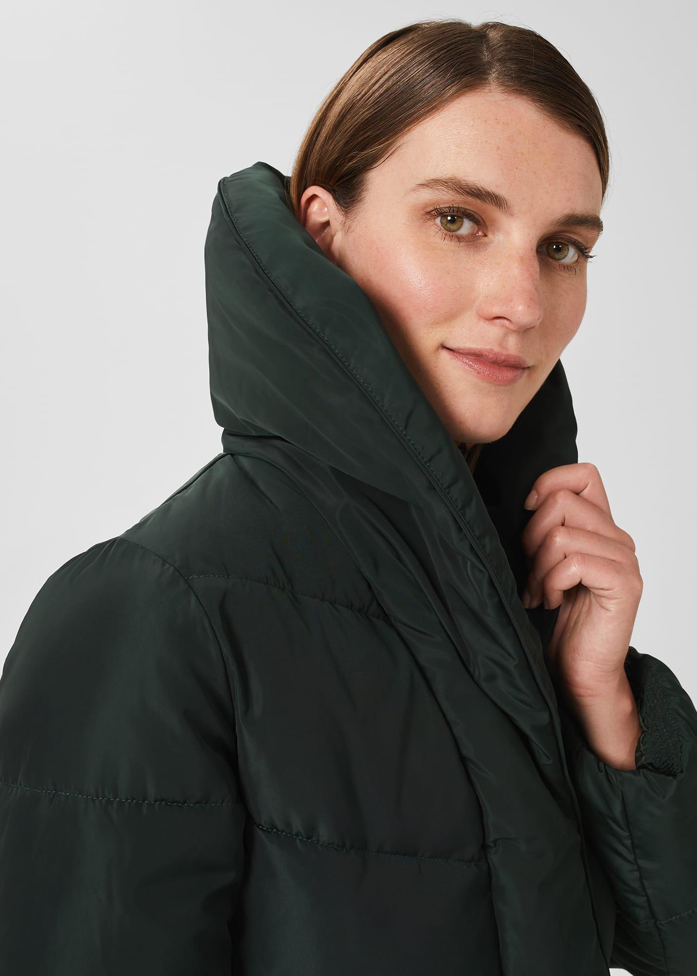 Petite Indira Puffer, Dark Ivy Green, hi-res