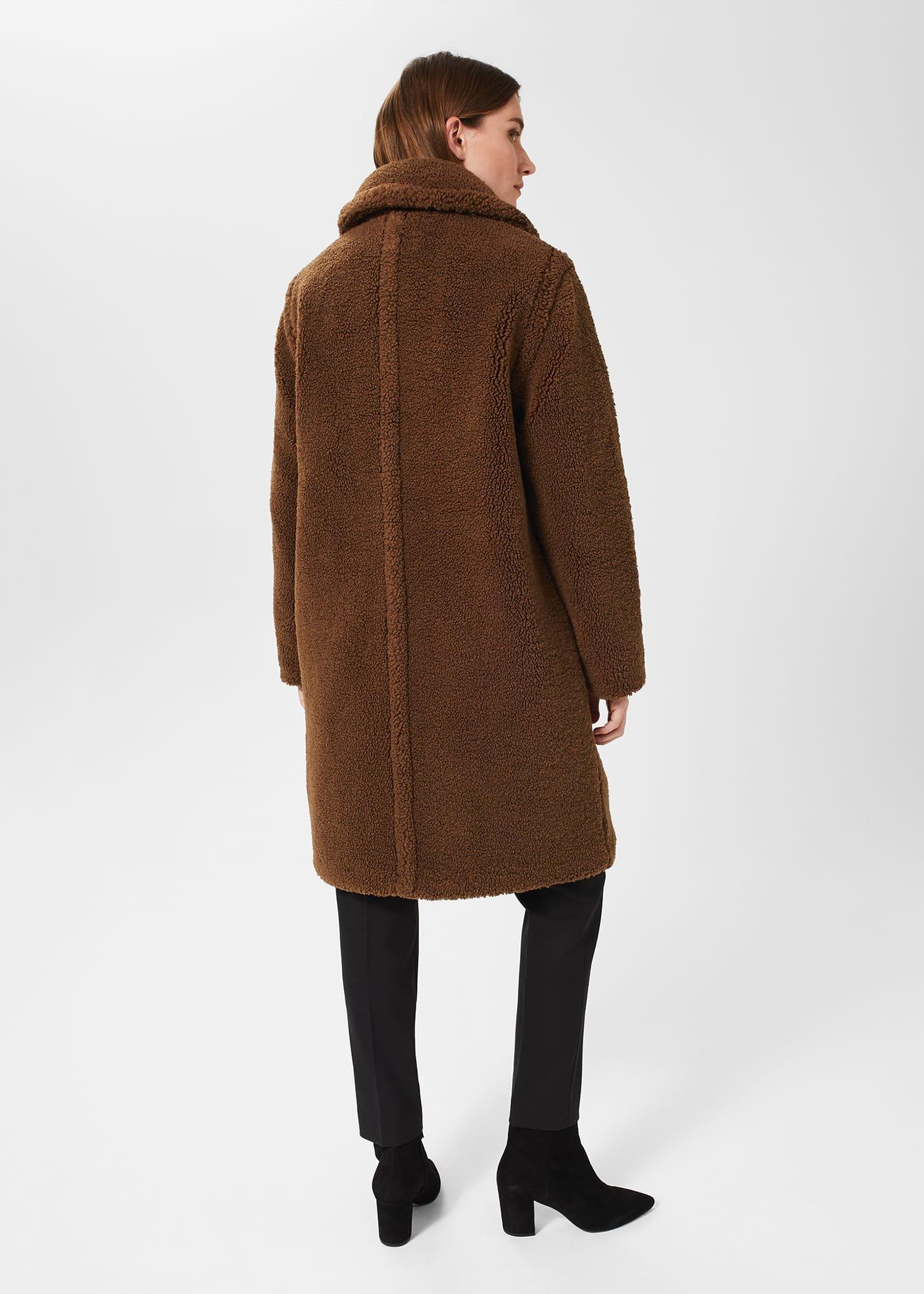 Clare Teddy Coat , Vicuna, hi-res