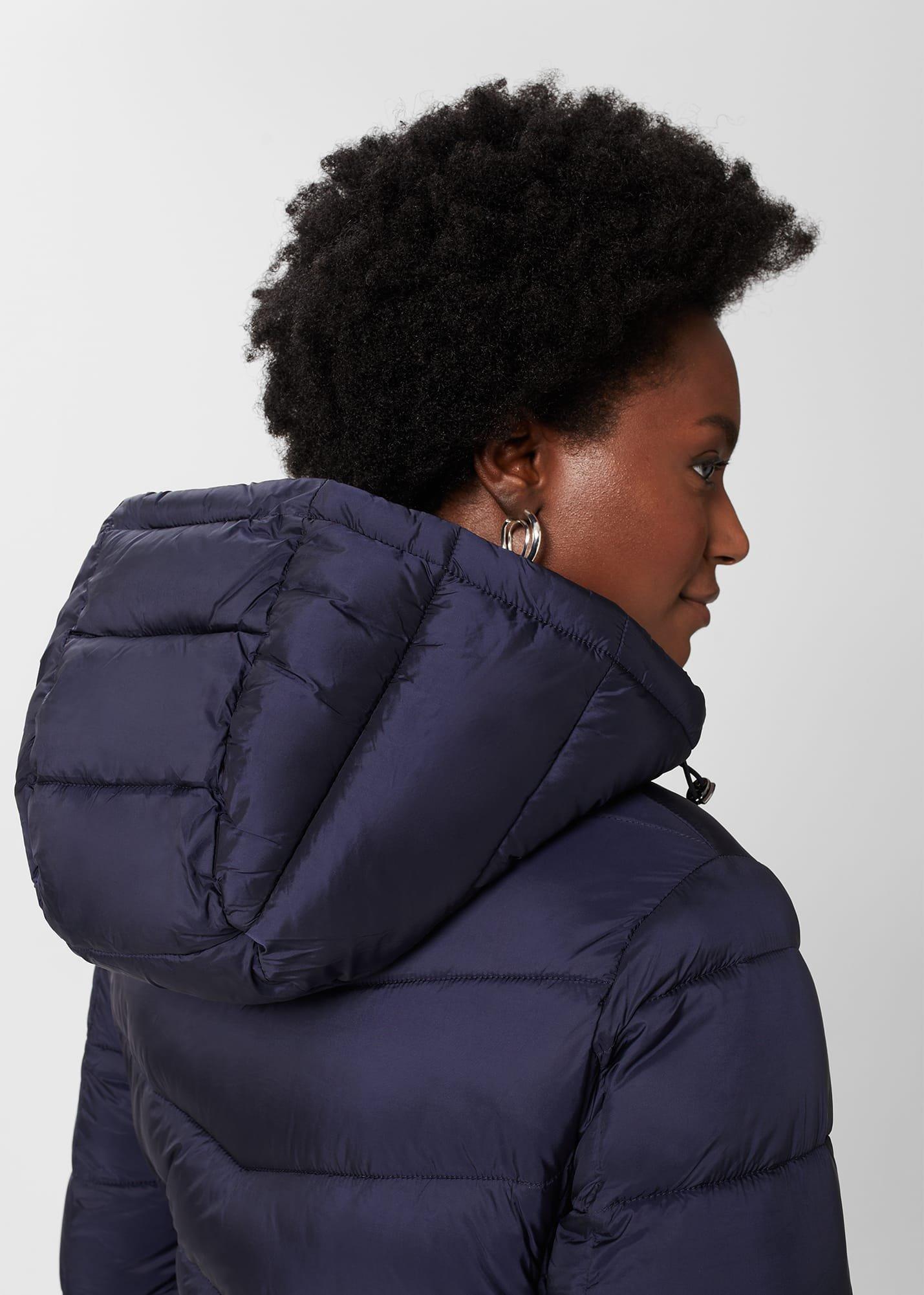 Katarina Puffer Coat, Navy, hi-res