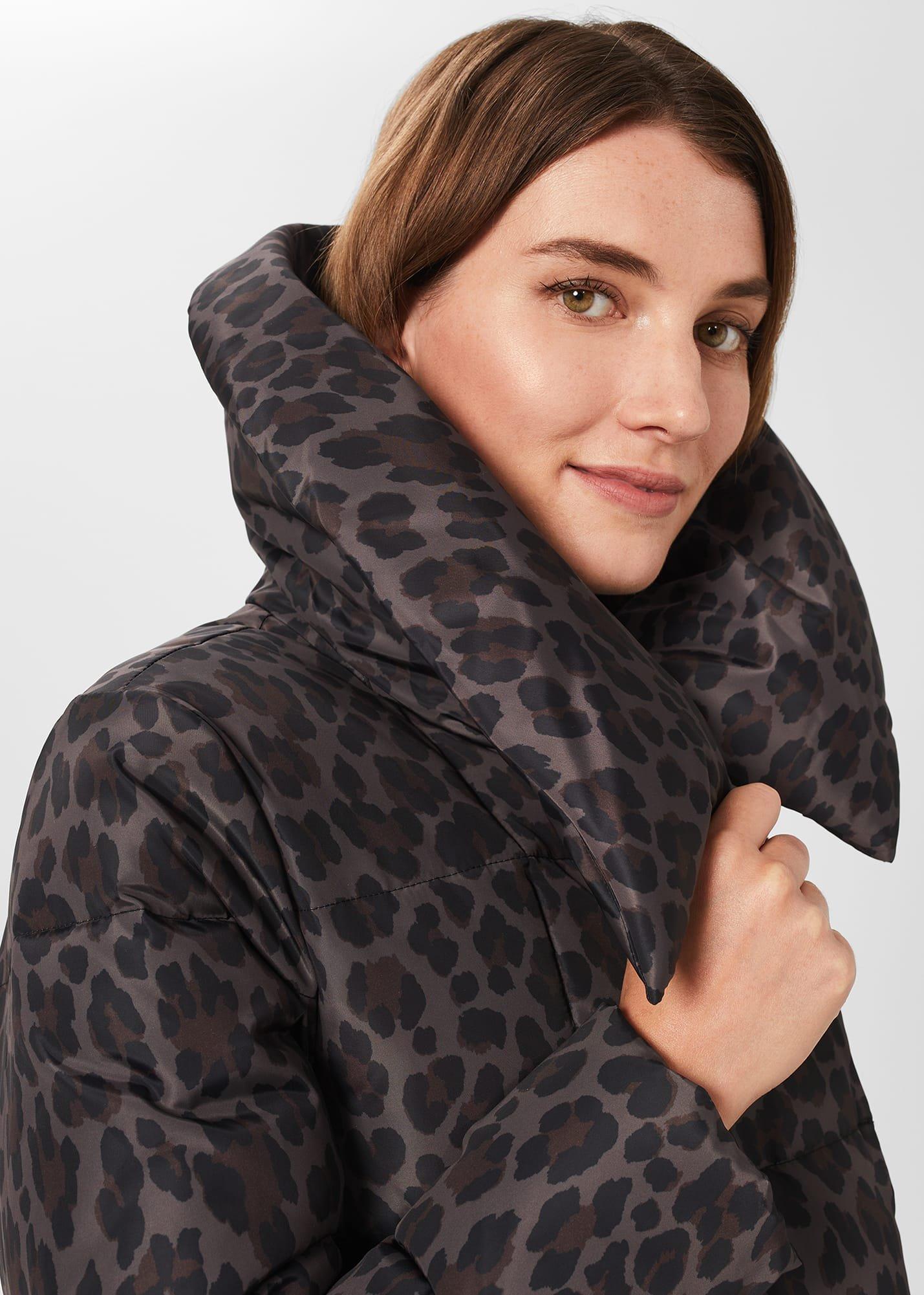 Samara Animal Print Puffer Coat, Animal, hi-res