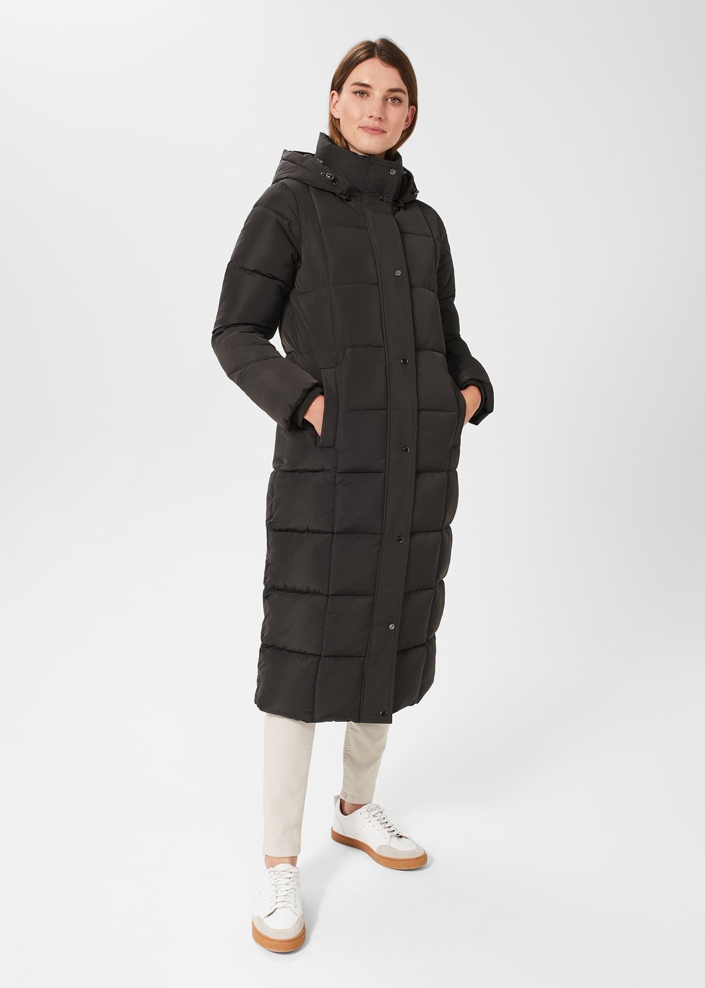 Jenn Water Resistant Puffer Jacket , Dark Charcoal, hi-res
