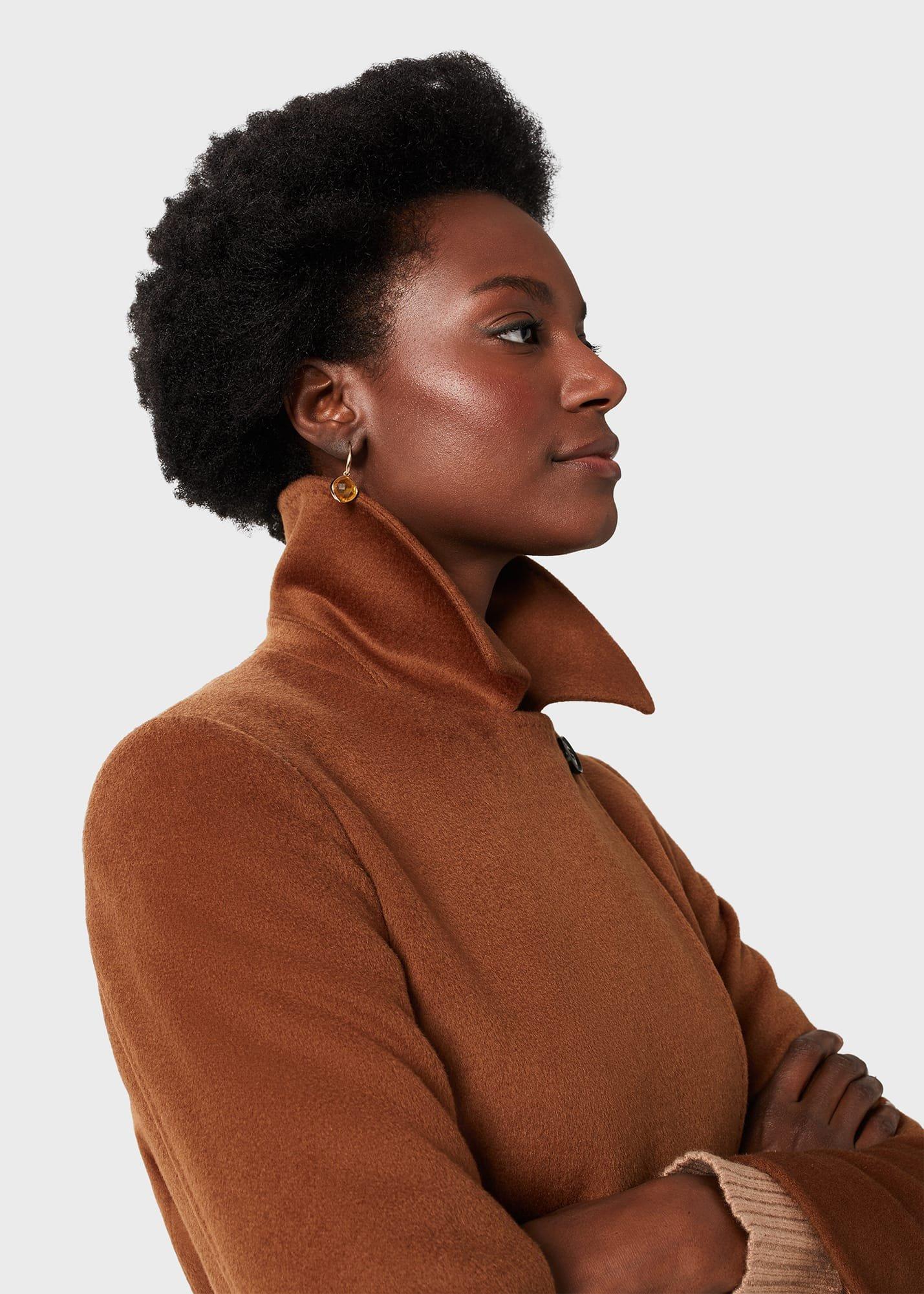 Petite Livia Wool Coat, Vicuna, hi-res