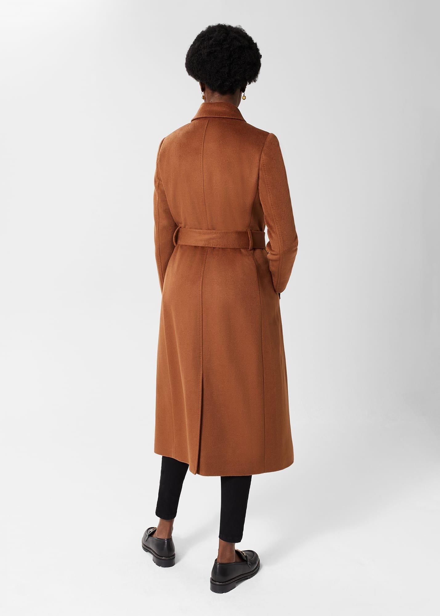 Petite Livia Wool Coat, Vicuna, hi-res