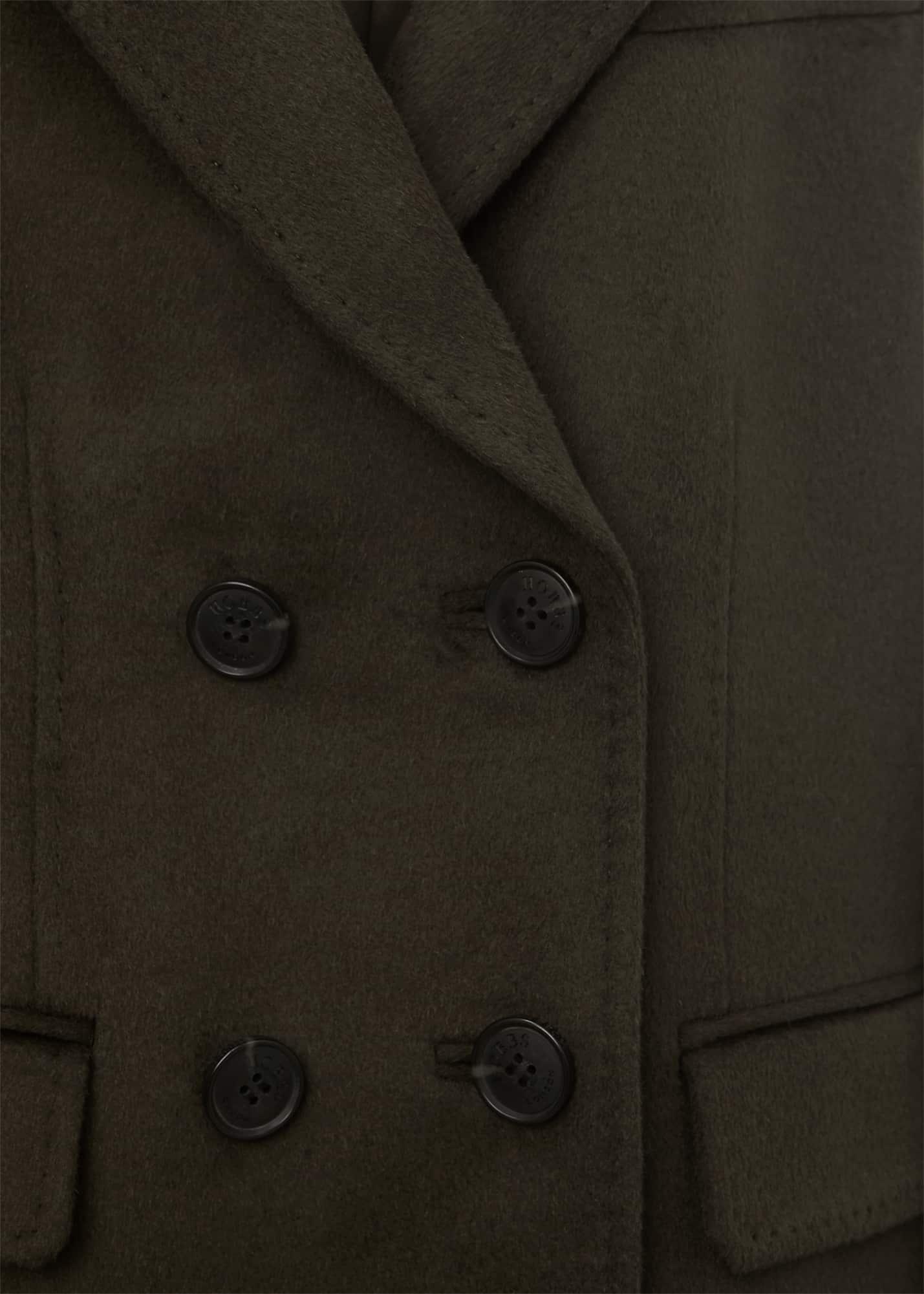 Elva Wool Coat, Dark Olive, hi-res