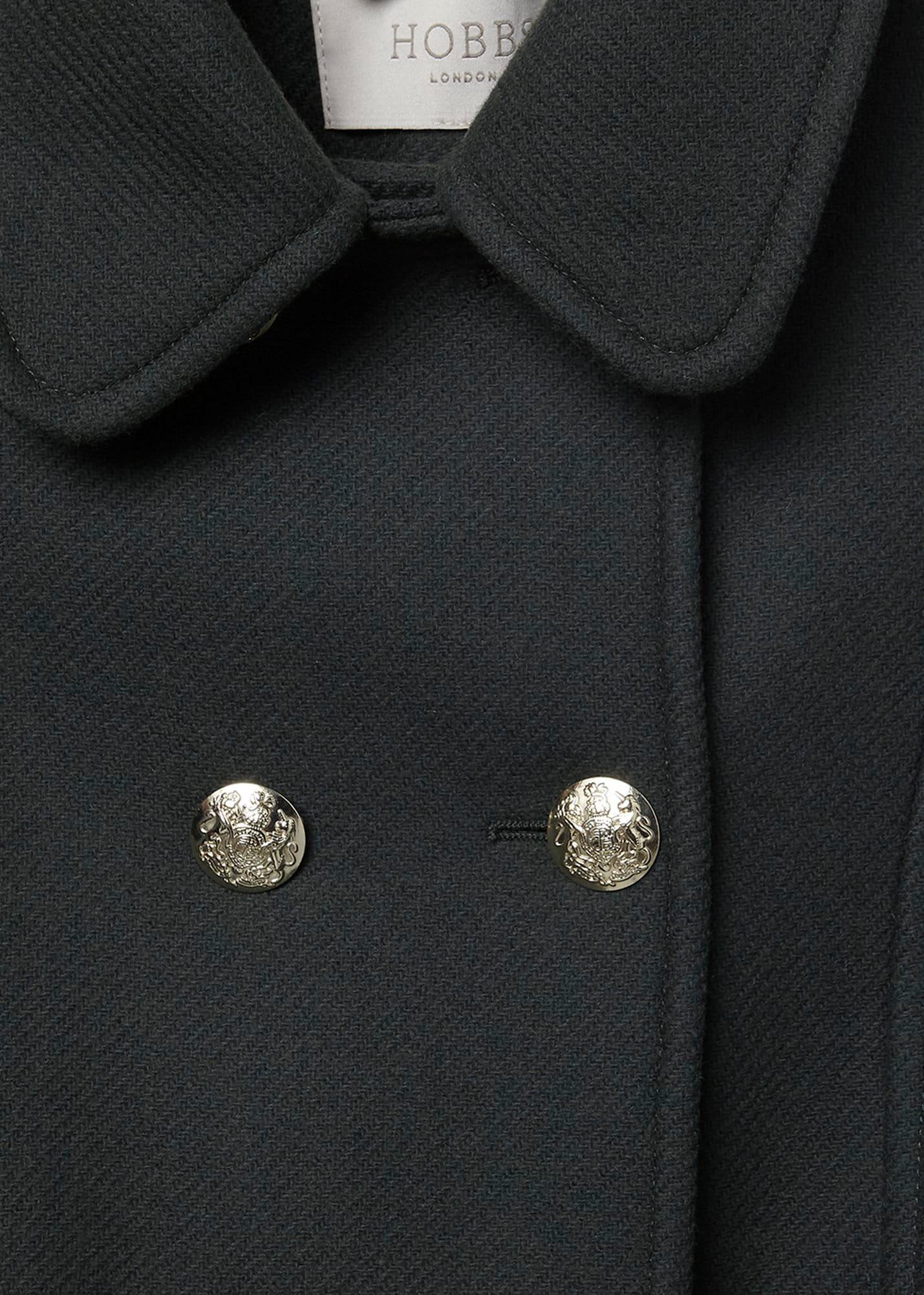 Larna Twill Coat, Deep Pine Green, hi-res