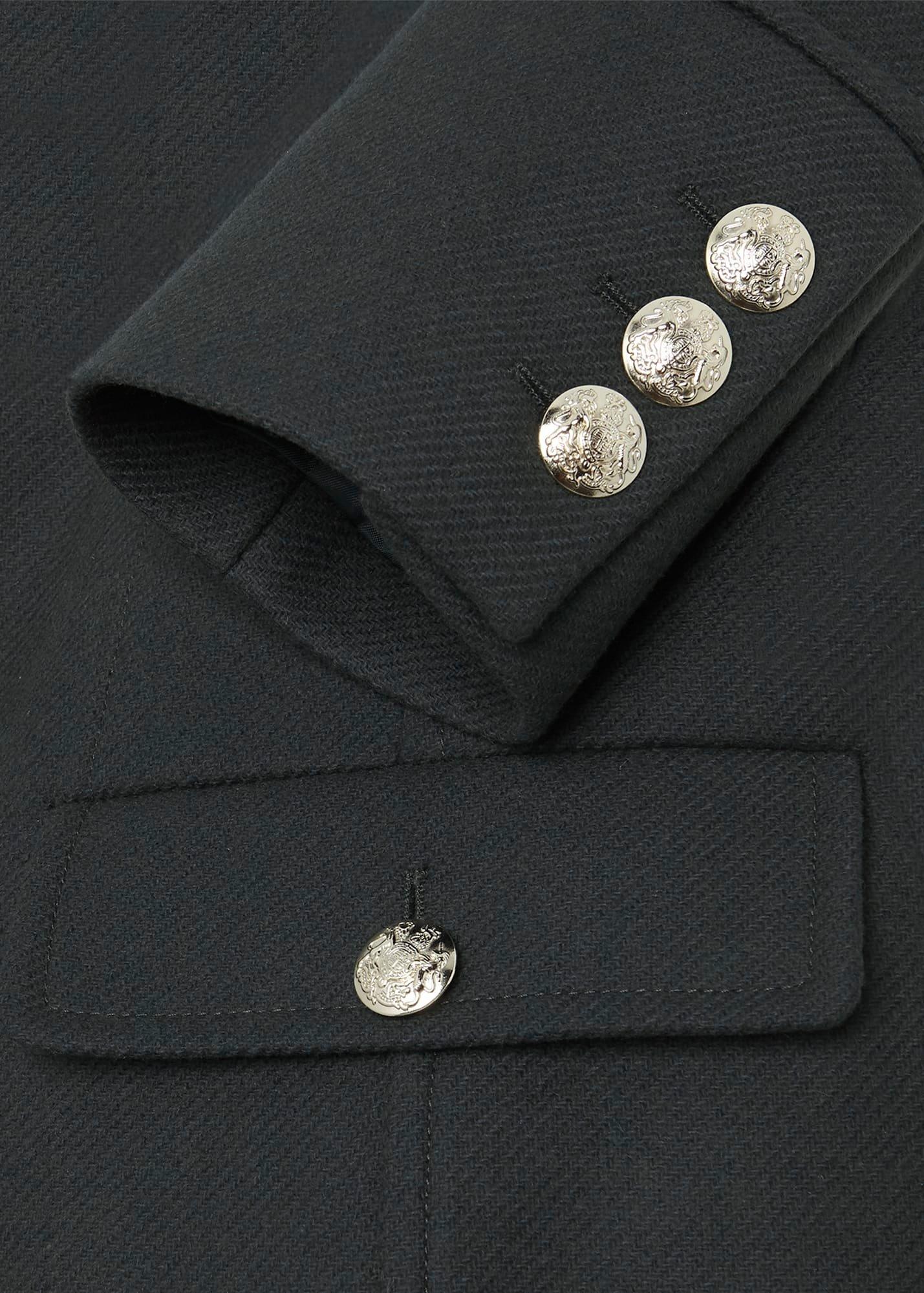 Larna Twill Coat, Deep Pine Green, hi-res