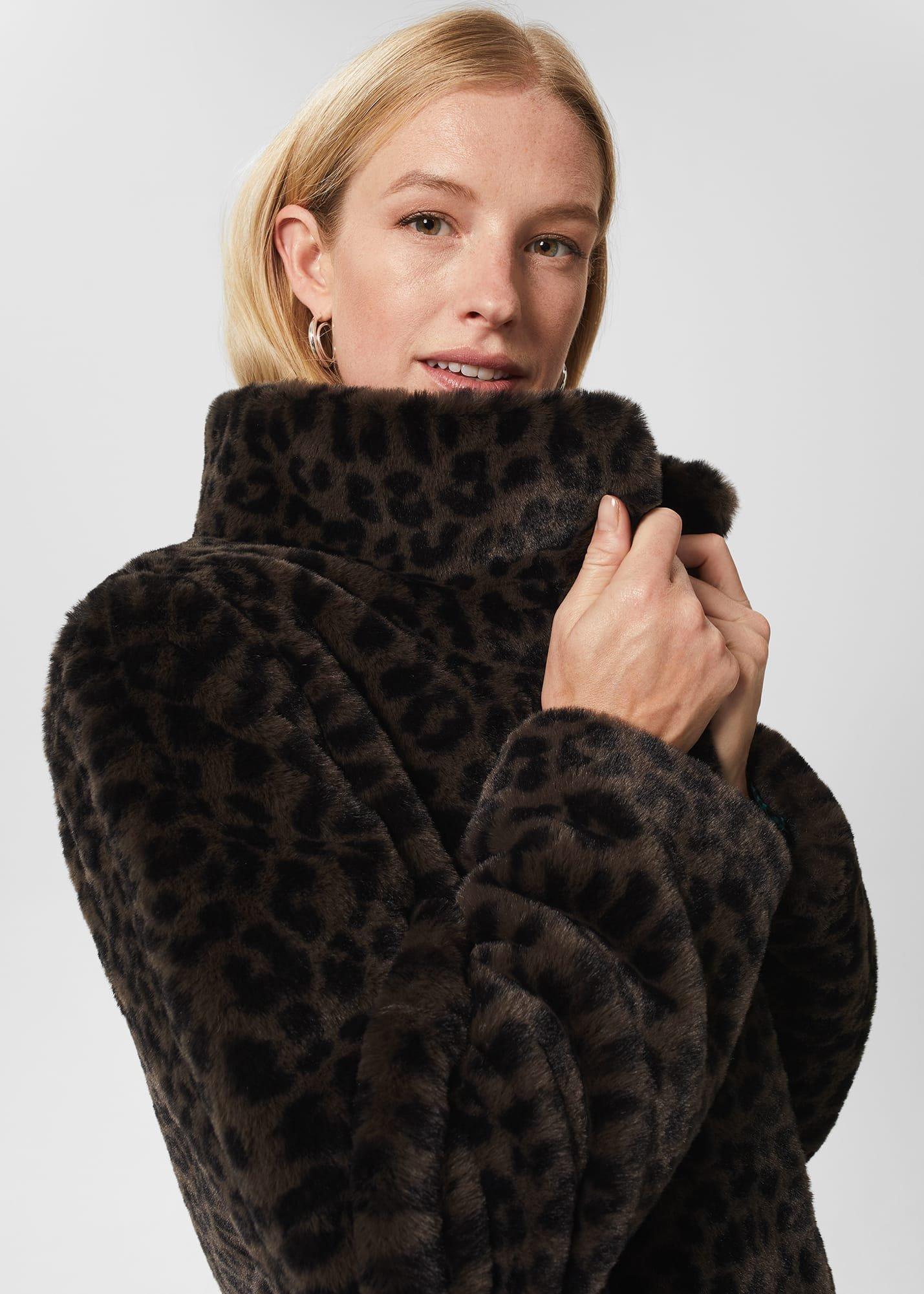 Maddox Short Coat, Charcoal Multi, hi-res