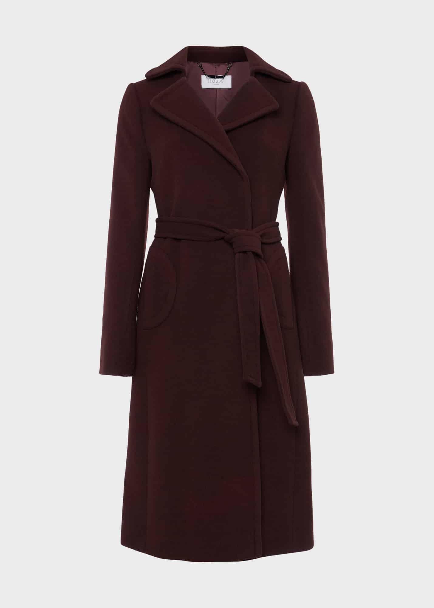 Carissa Coat, Aubergine, hi-res