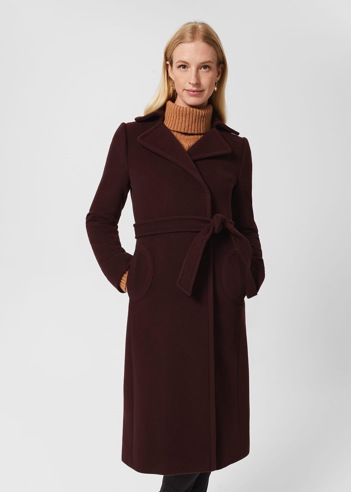 Carissa Coat, Aubergine, hi-res