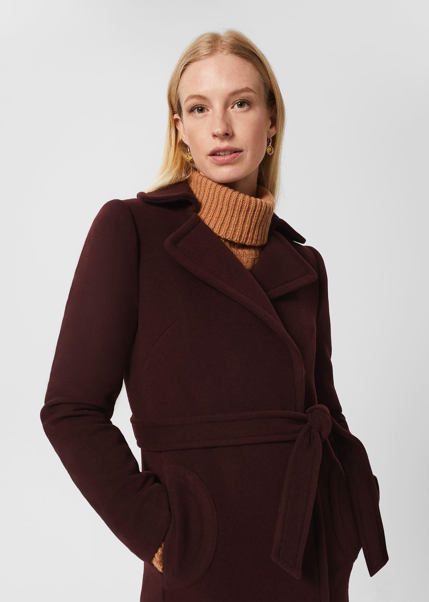 Carissa Coat, Aubergine, hi-res