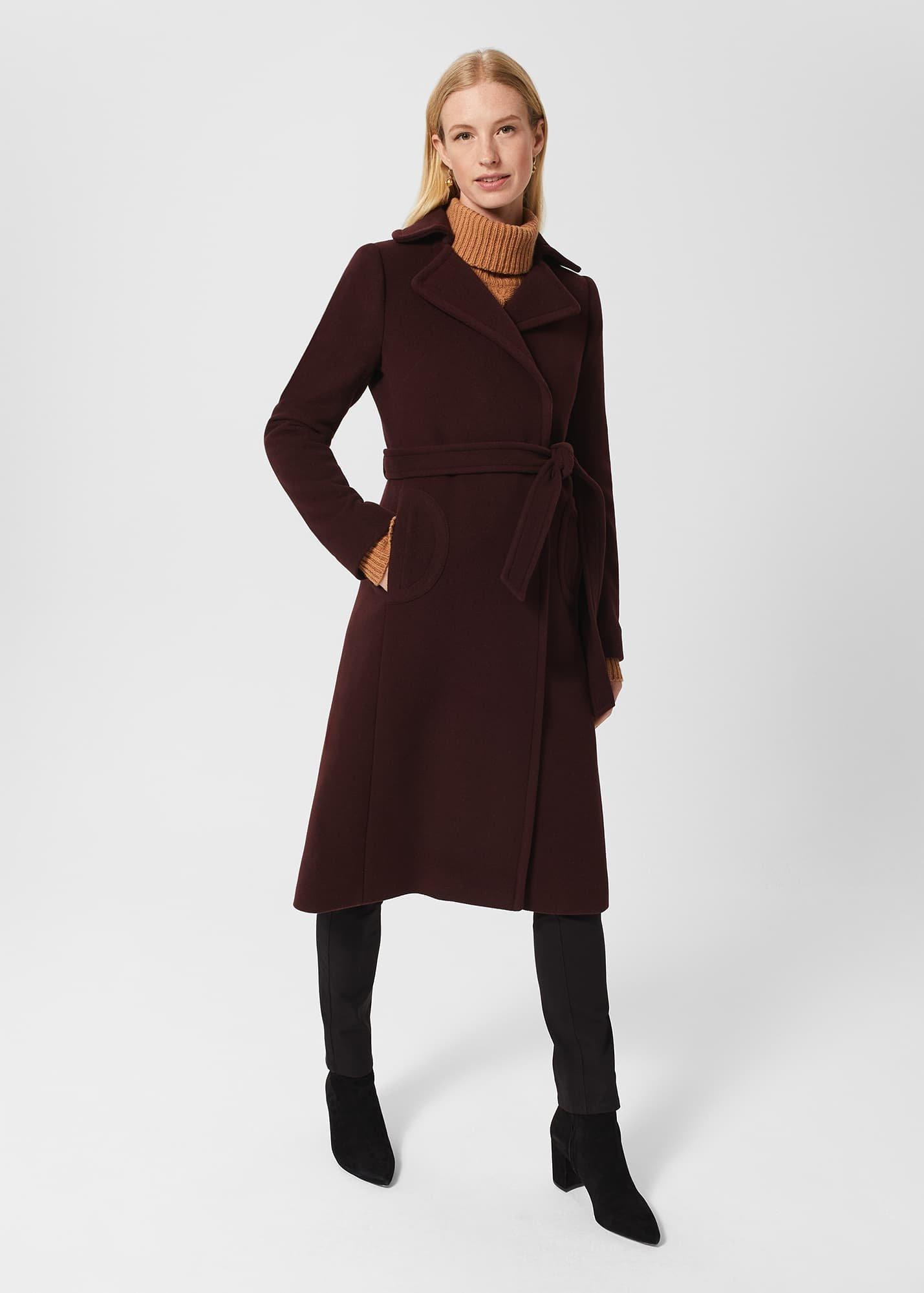 Carissa Coat, Aubergine, hi-res