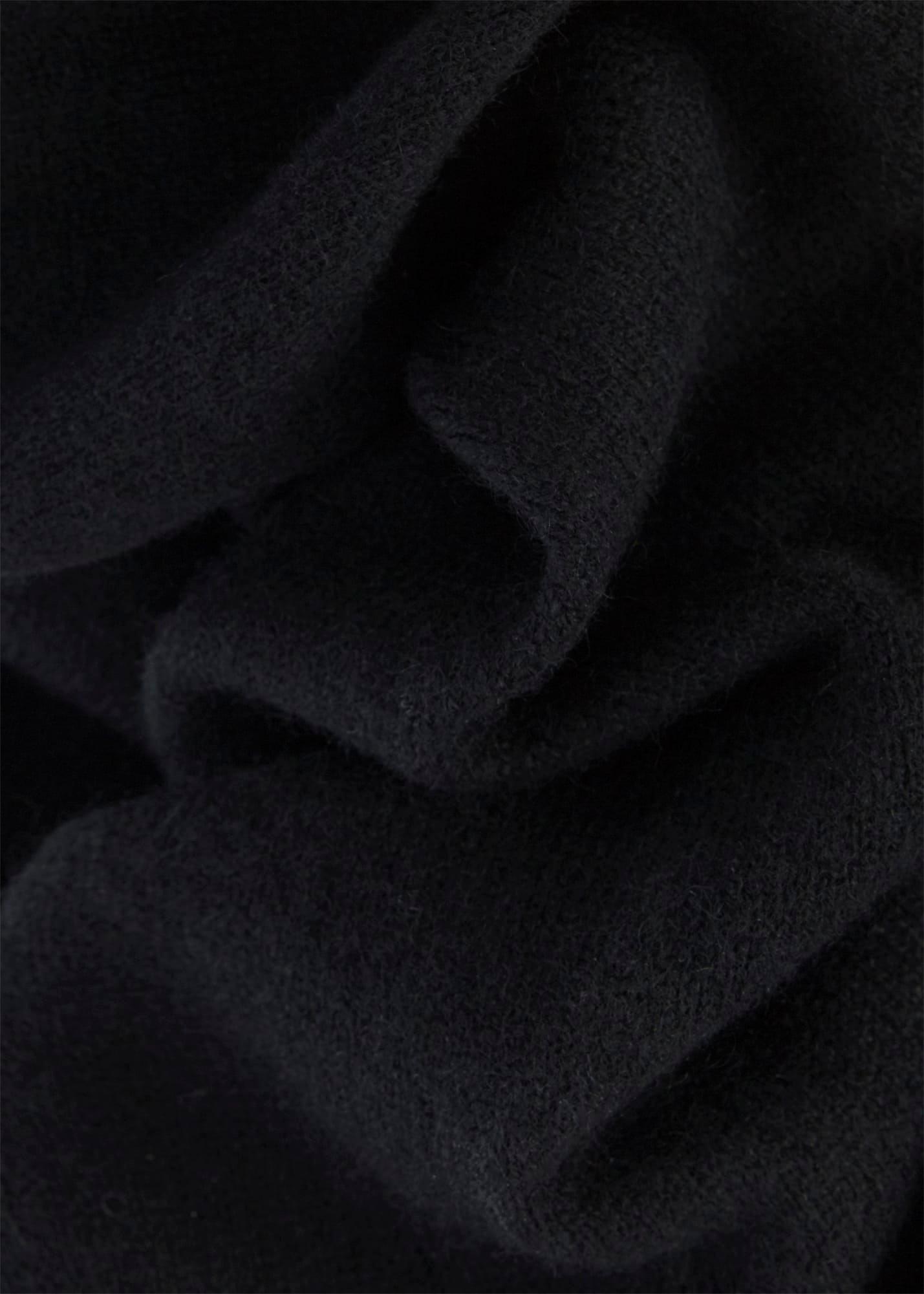 Mabel Cashmere Scarf, Black, hi-res