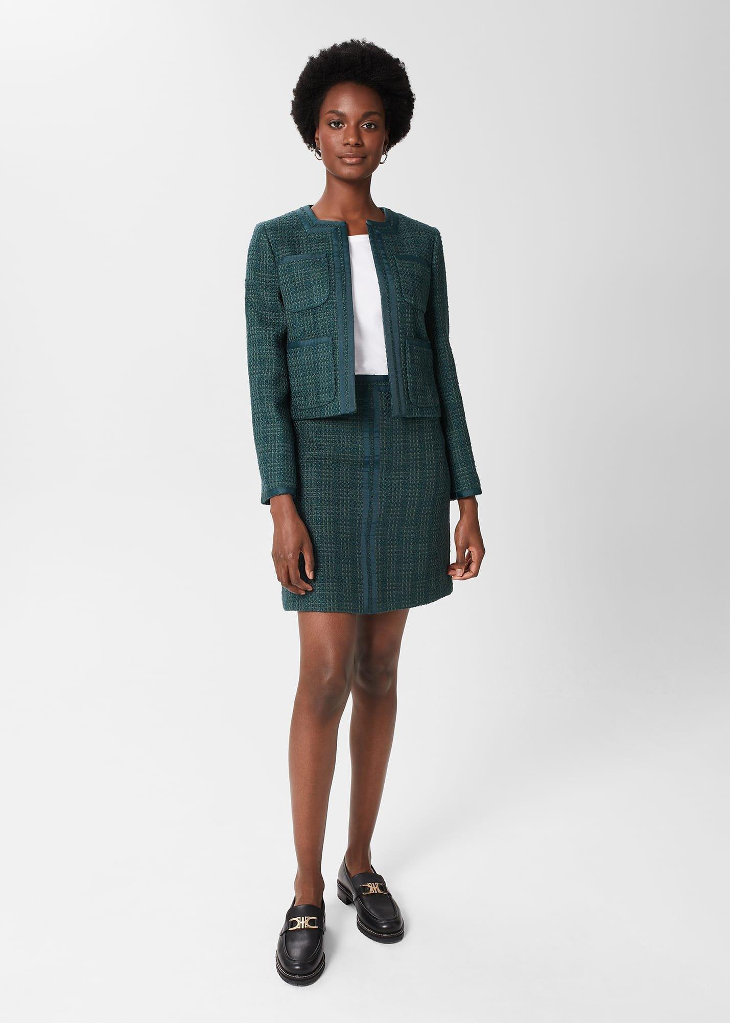 Estella Tweed Skirt Suit Outfit, , hi-res