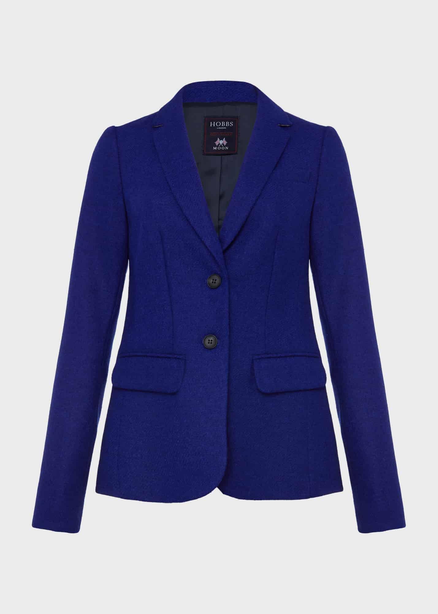 Jessica Wool Jacket, Cobalt, hi-res