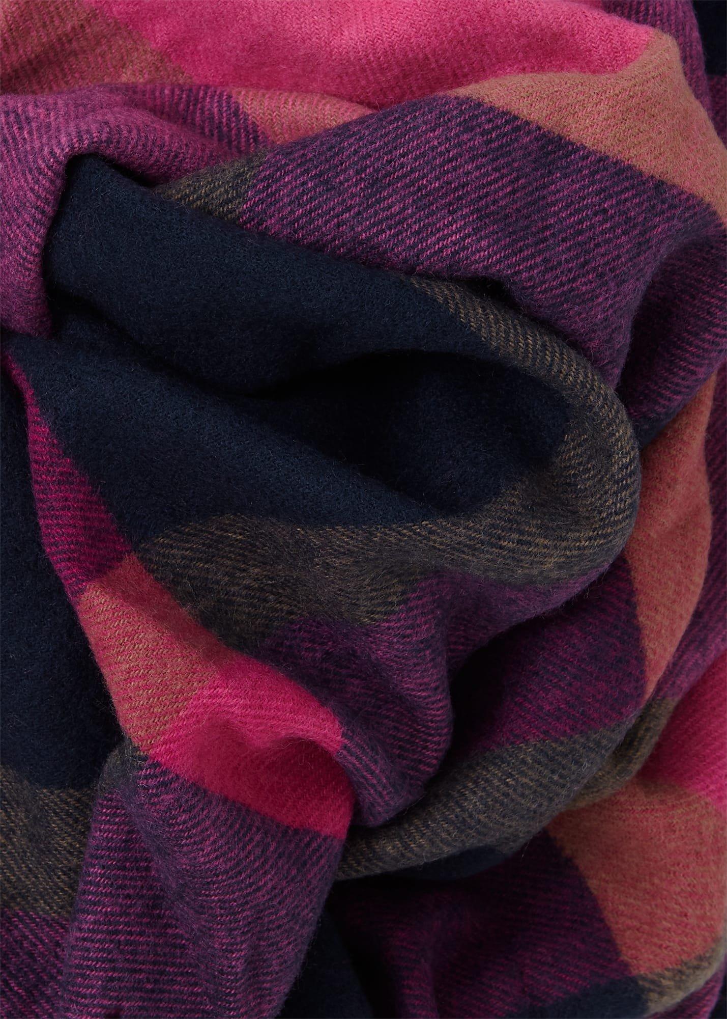 Elsa Scarf, Navy, hi-res