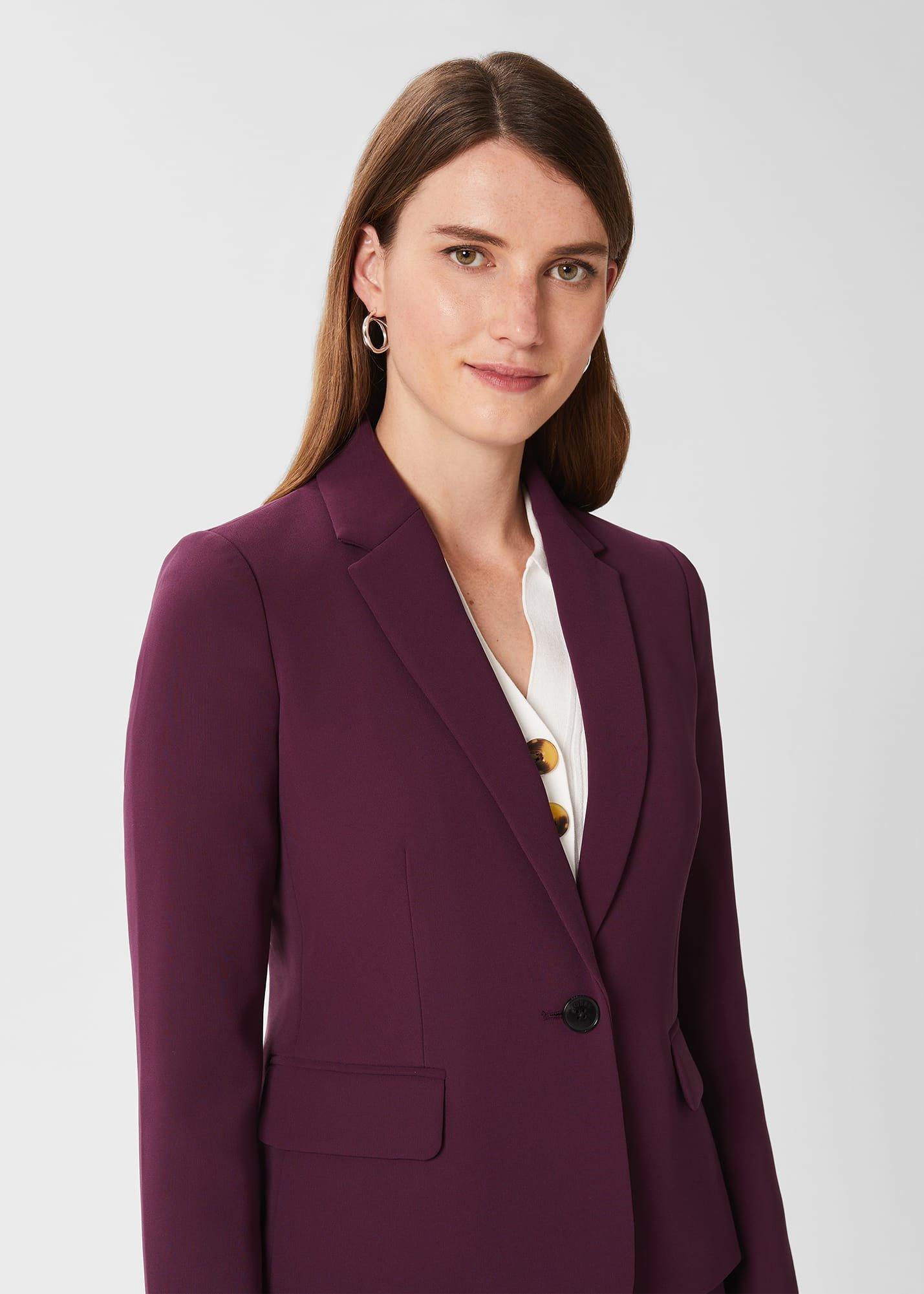 Adelia Jacket, Deep Plum, hi-res