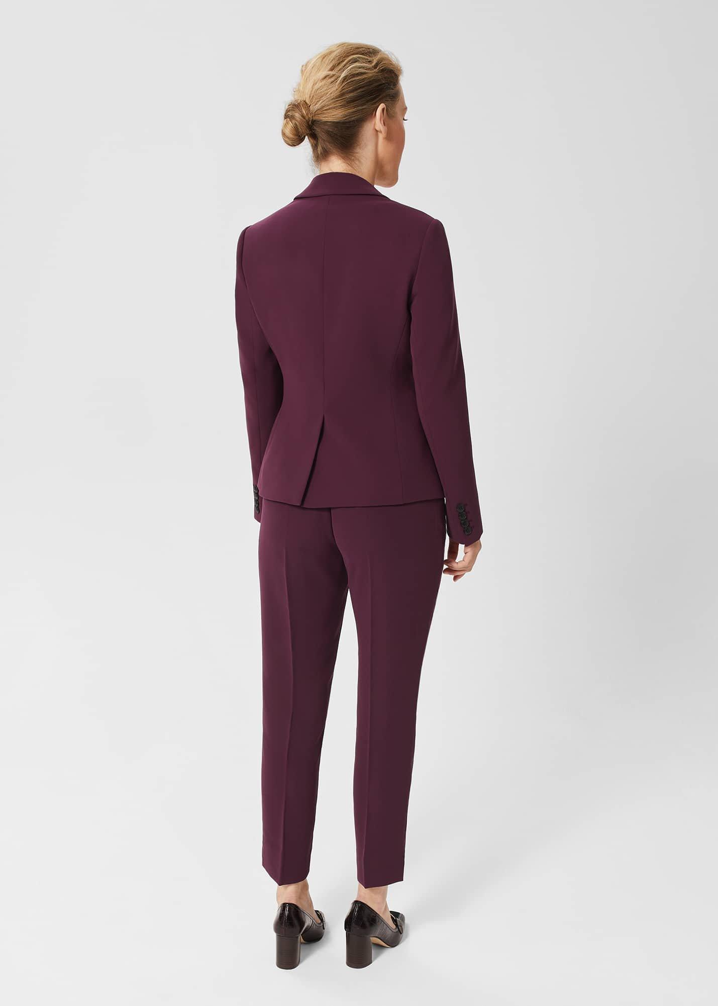 Petite Adelia Jacket, Deep Plum, hi-res