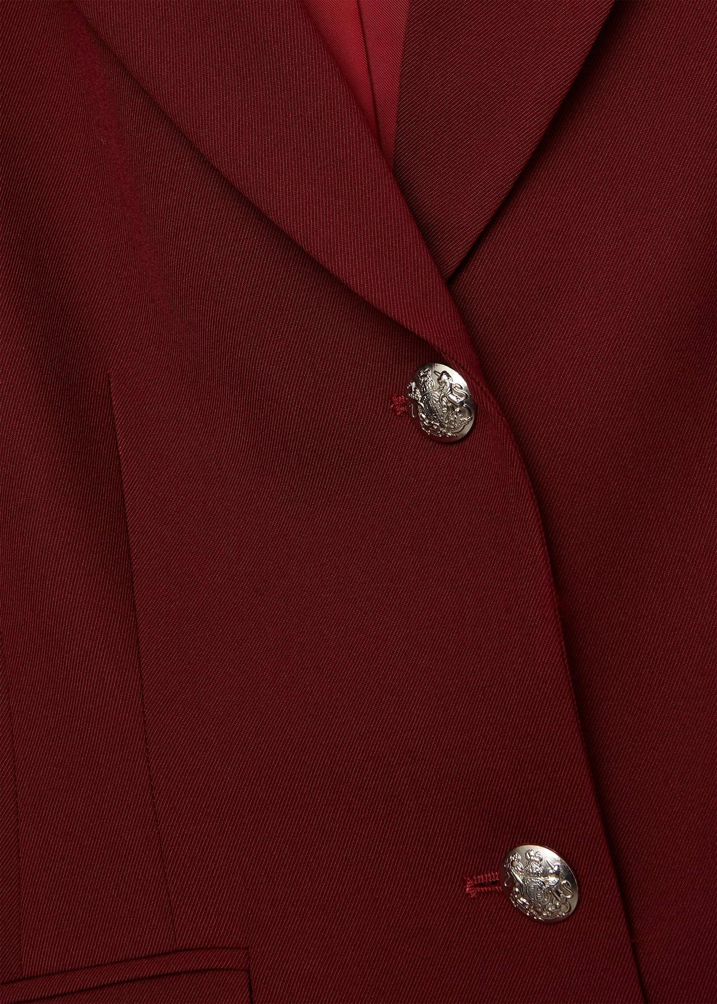 Melody Twill Jacket, Deep Vermillion, hi-res