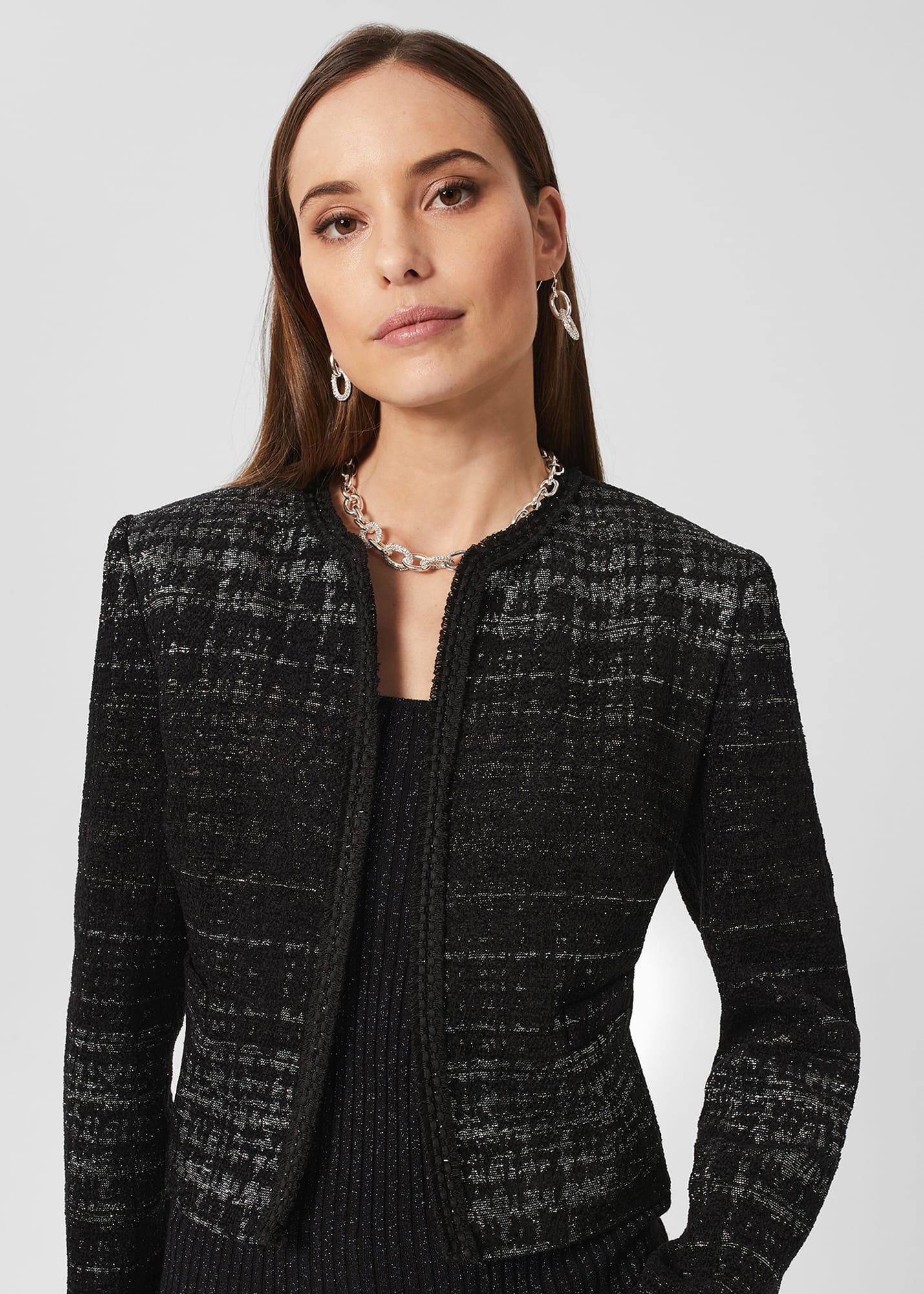 Pearl Jacket, Black Silver, hi-res
