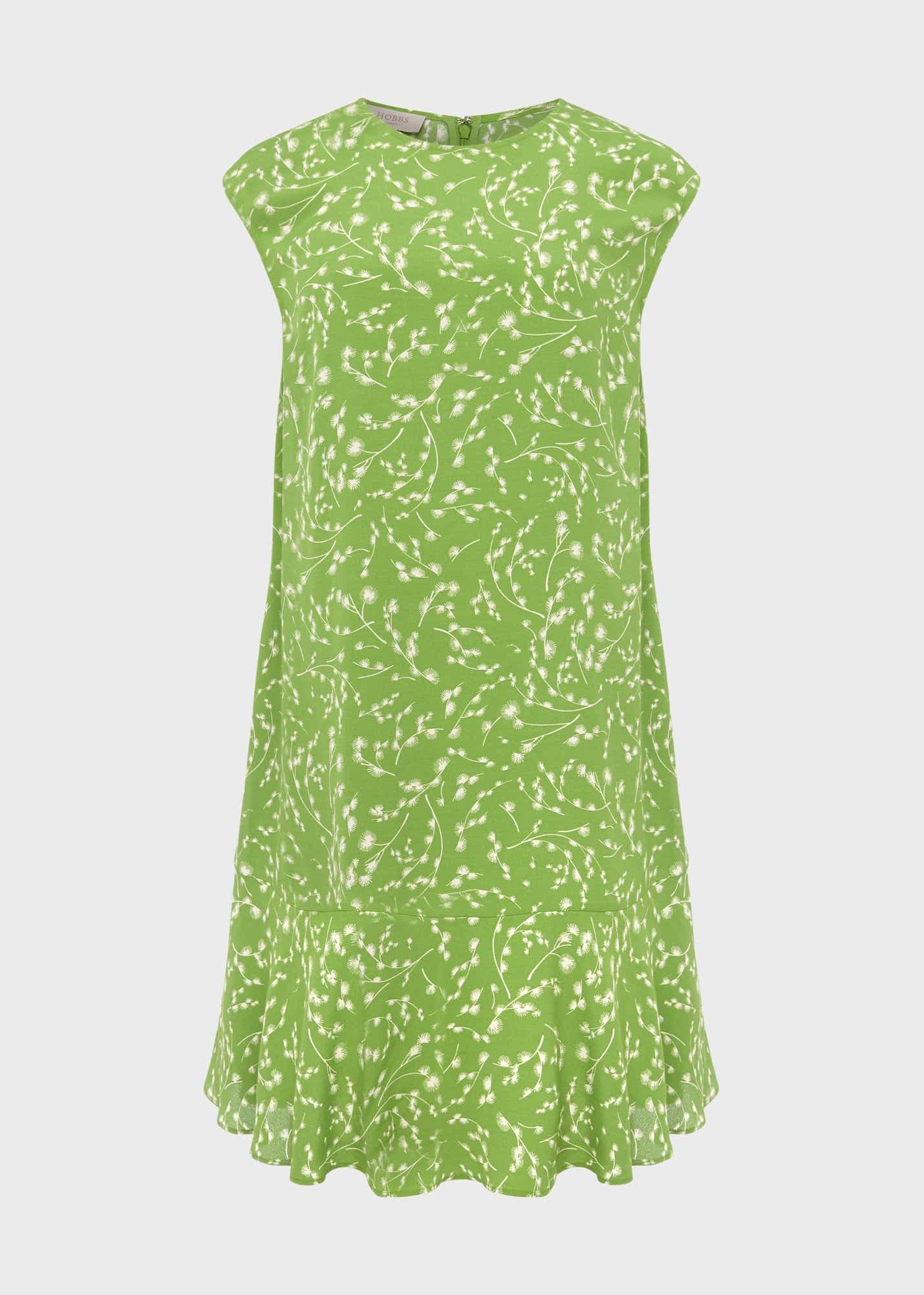 Catalina A Line Dress, Lime Green Ivry, hi-res