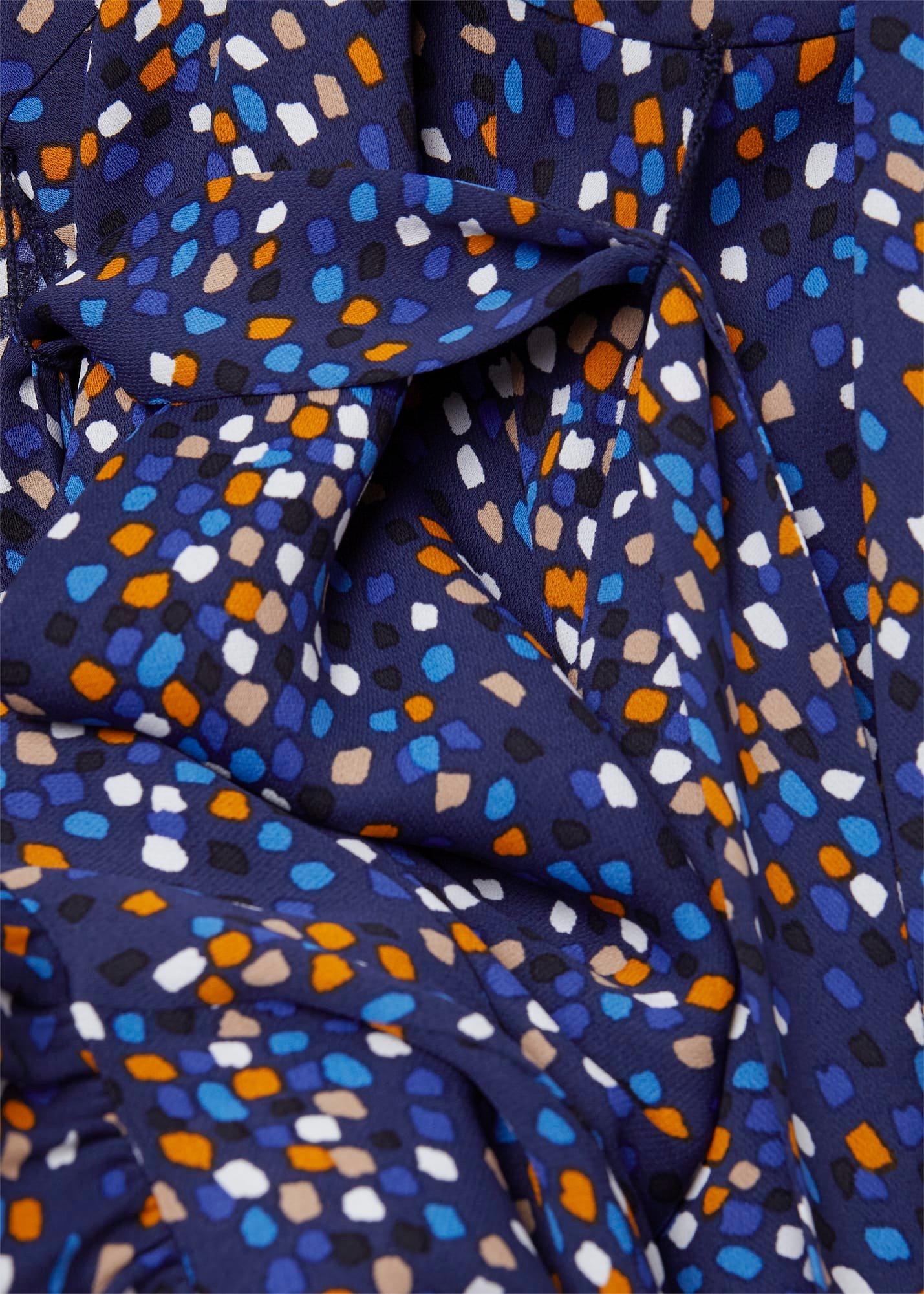 Petite Mallory Dress, Blue Multi, hi-res
