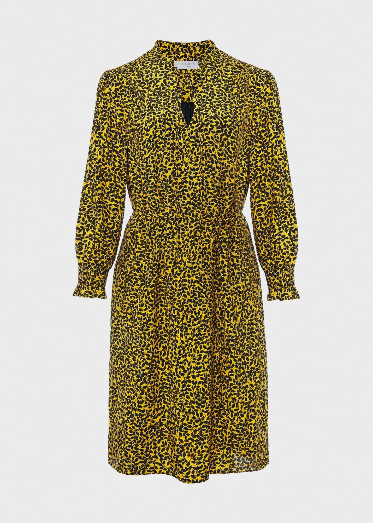 Tafara Tunic Dress, Chartreuse Navy, hi-res